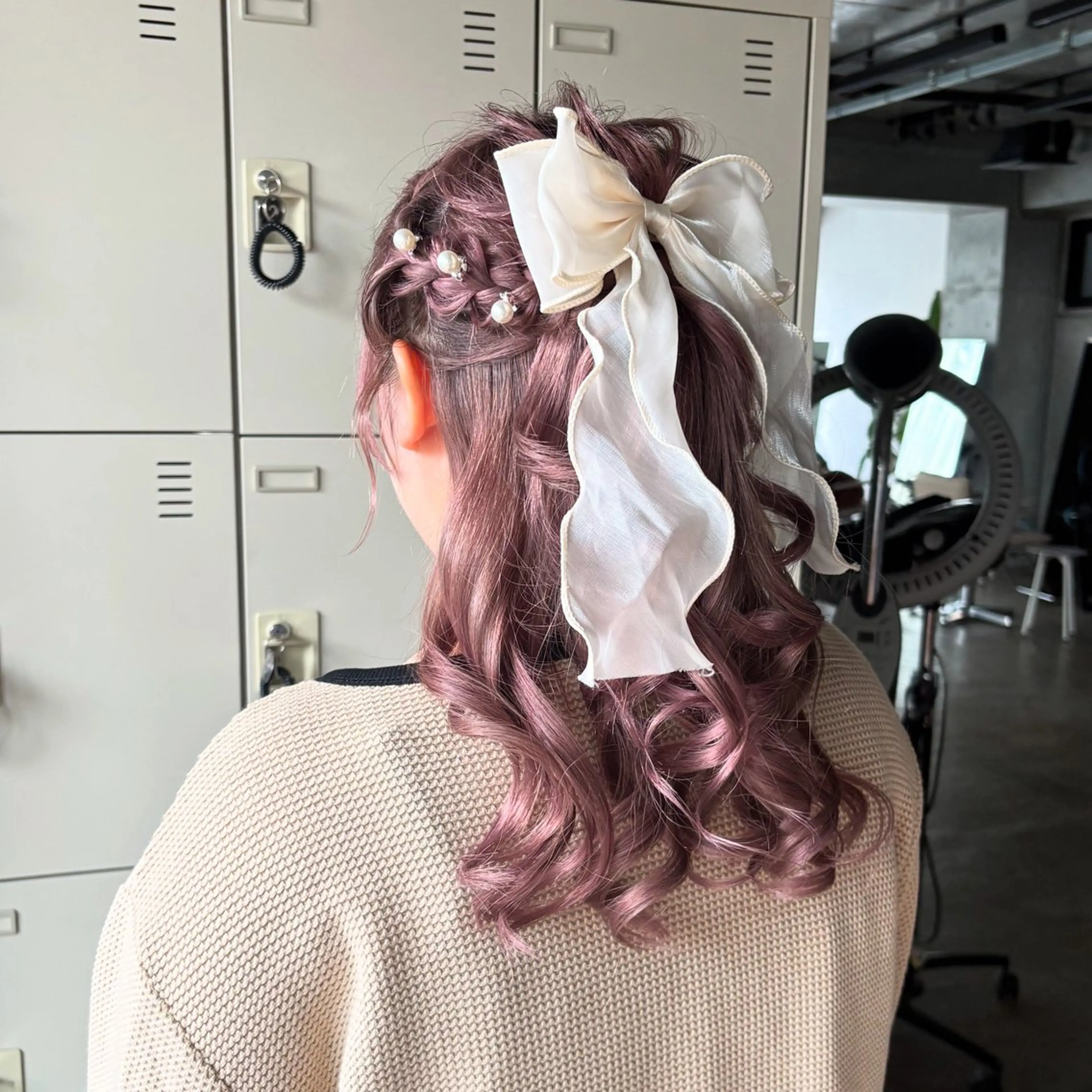 【推しからの視線を釘付け👀💖】ブリーチありダブルカラー🎨の写真