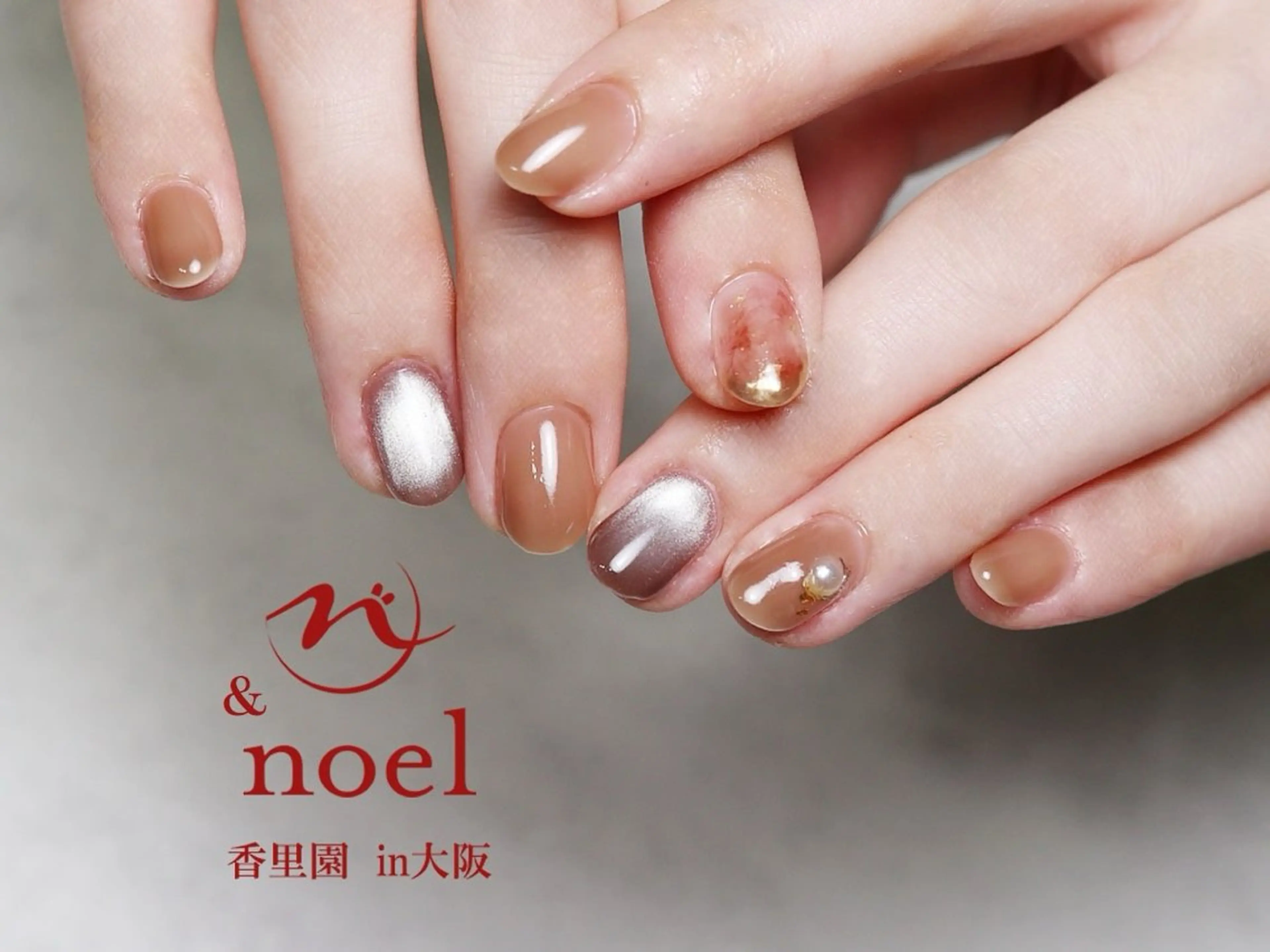 ネイル ハンドネイル Nailsalon  &Noel所属・もも 🍑のネイルデザイン