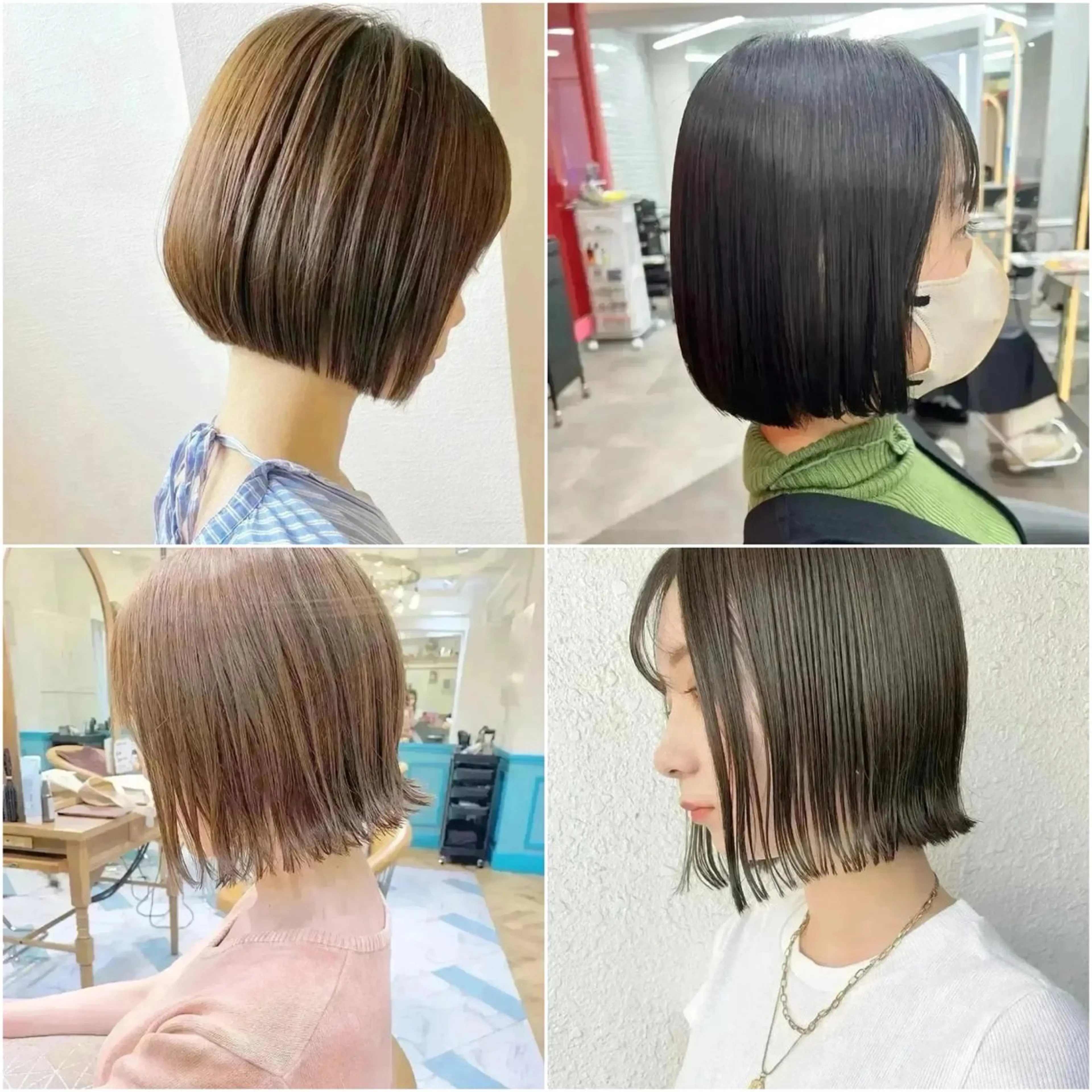 ✨無くなり次第終了✨🩵選べるホームケア商品付き🩵カット&ワンカラー&髪質改善トリートメント（ボブ　レイヤー　韓国）の写真