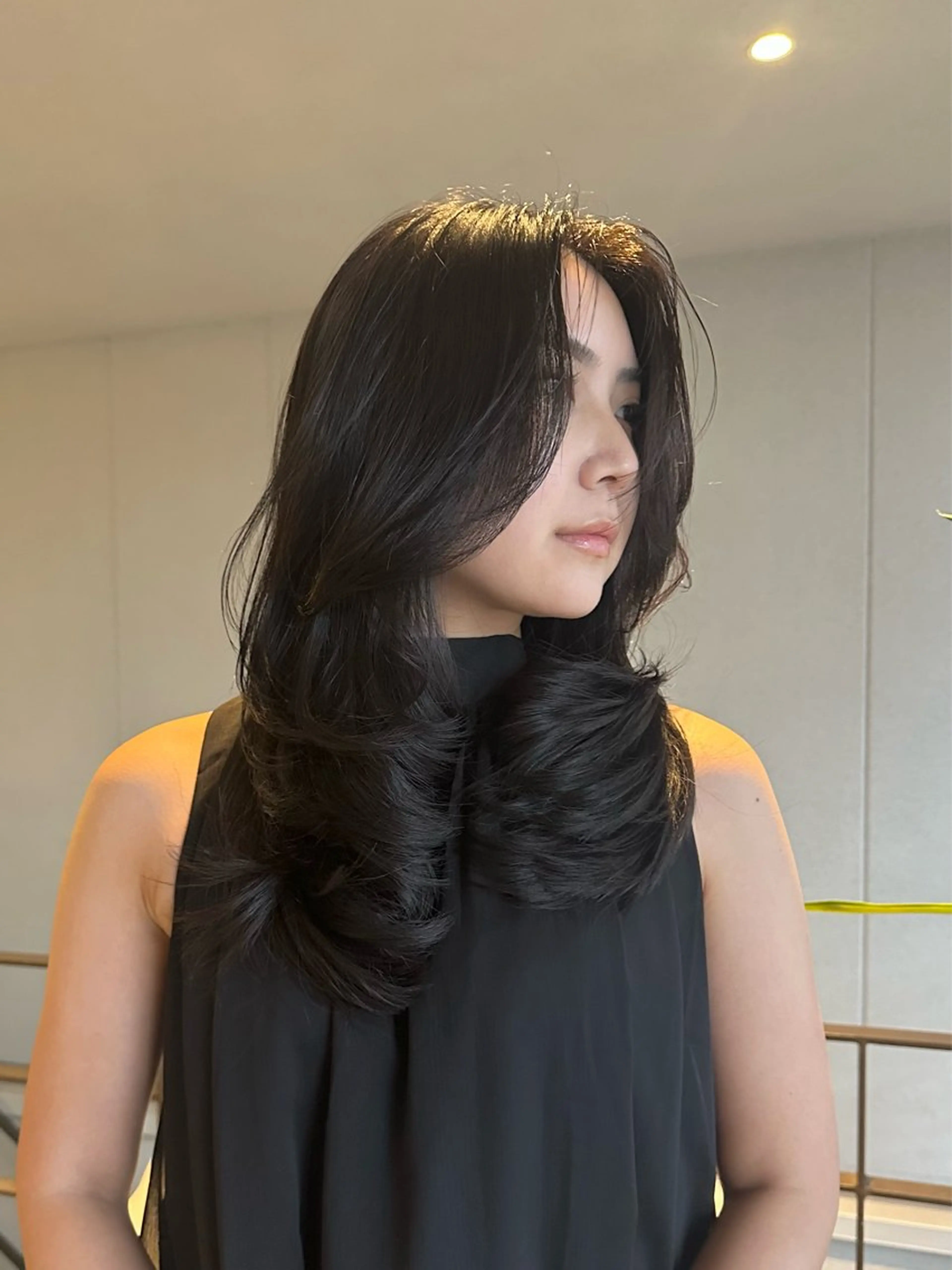 ロング カラー レイヤーカット カット ヘアカラー トリートメント LIZE nex the salon 渋谷【ライズ ネックス ザ サロン】所属・大人レイヤー/海外 /韓国/濱口のヘアスタイル