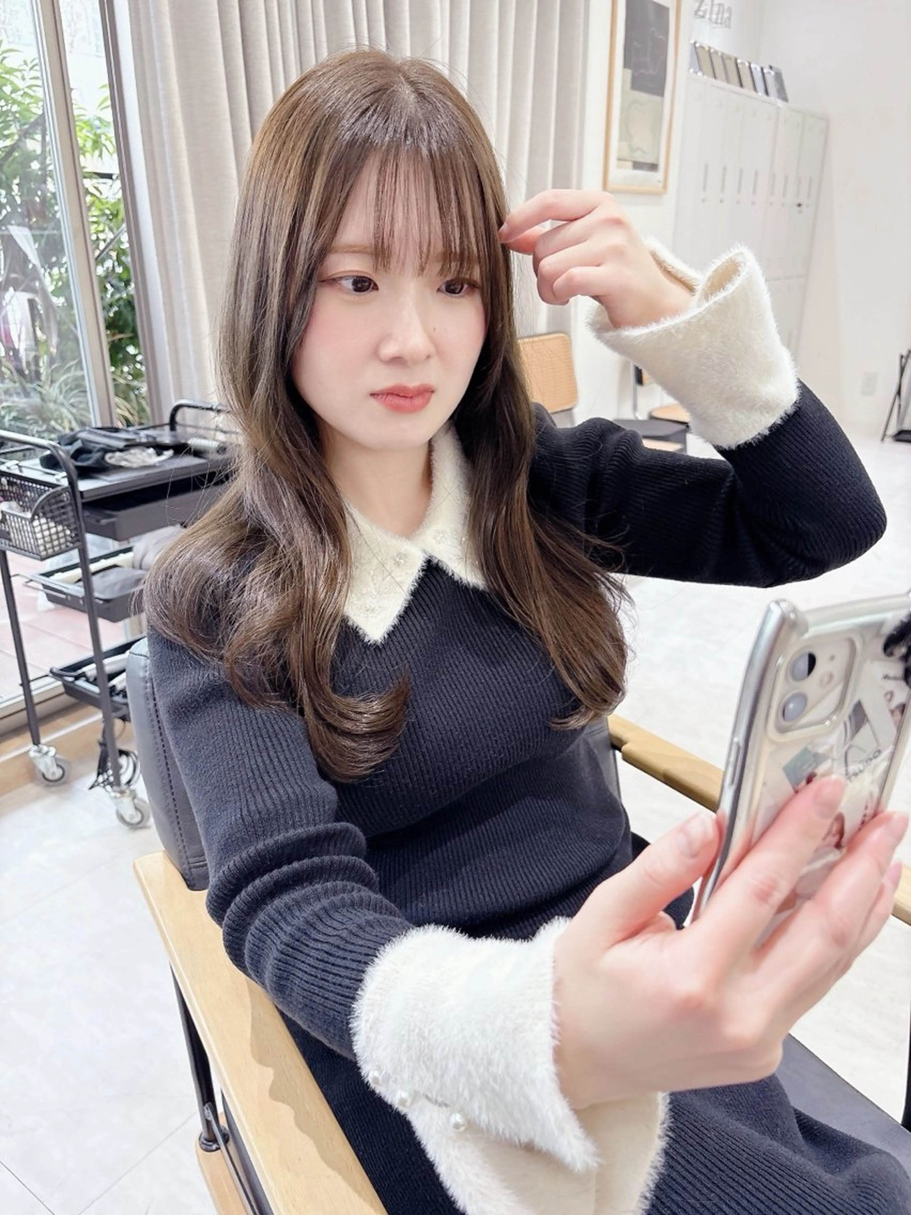 ロング トリートメント men'ssalon Zina天神所属・✨髪質改善/顔周りカ ット/縮毛矯正✨三隅のヘアスタイル