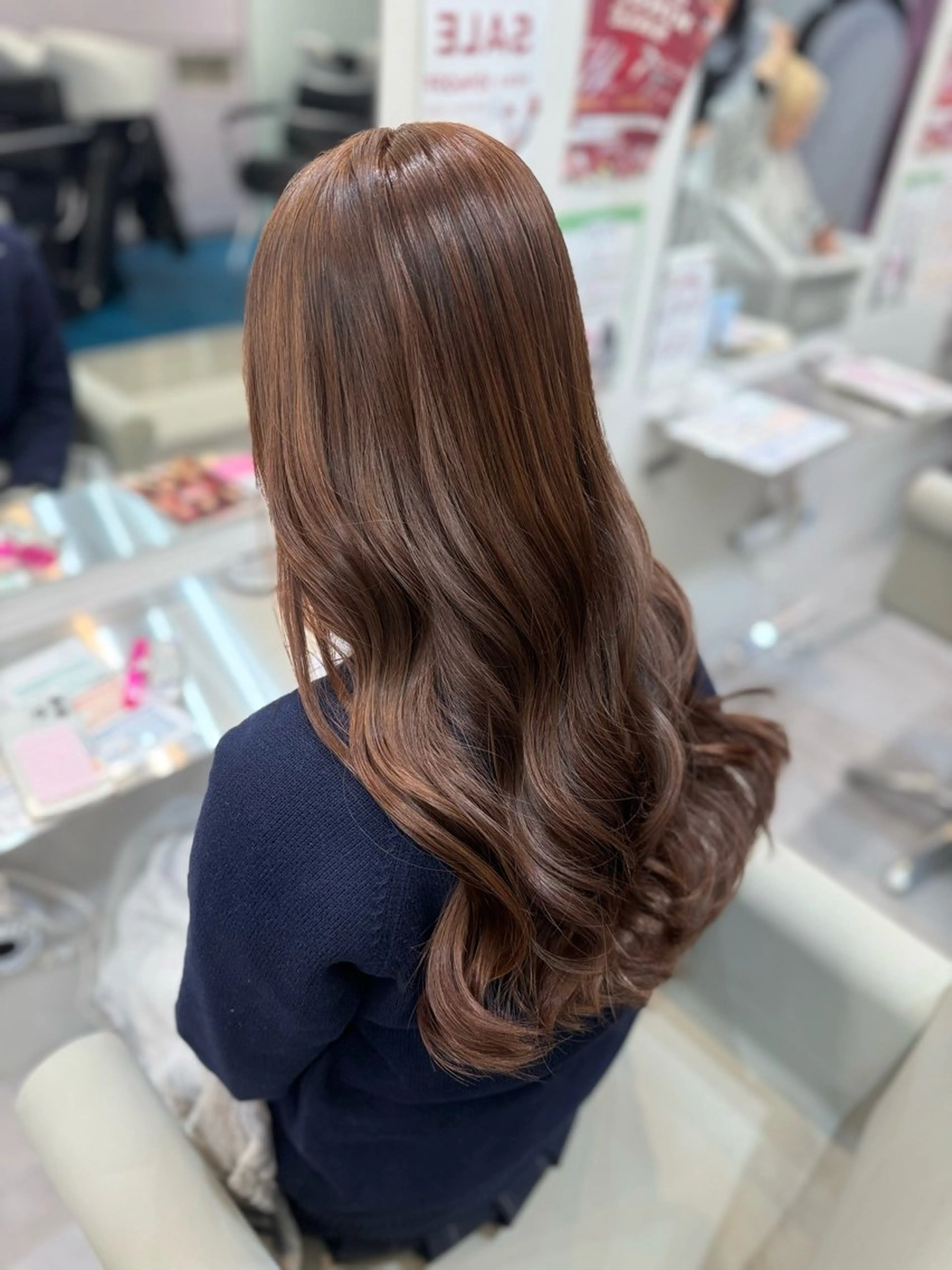 カラー YUZUKI艶カラー /似合わせ小顔カットのヘアスタイル