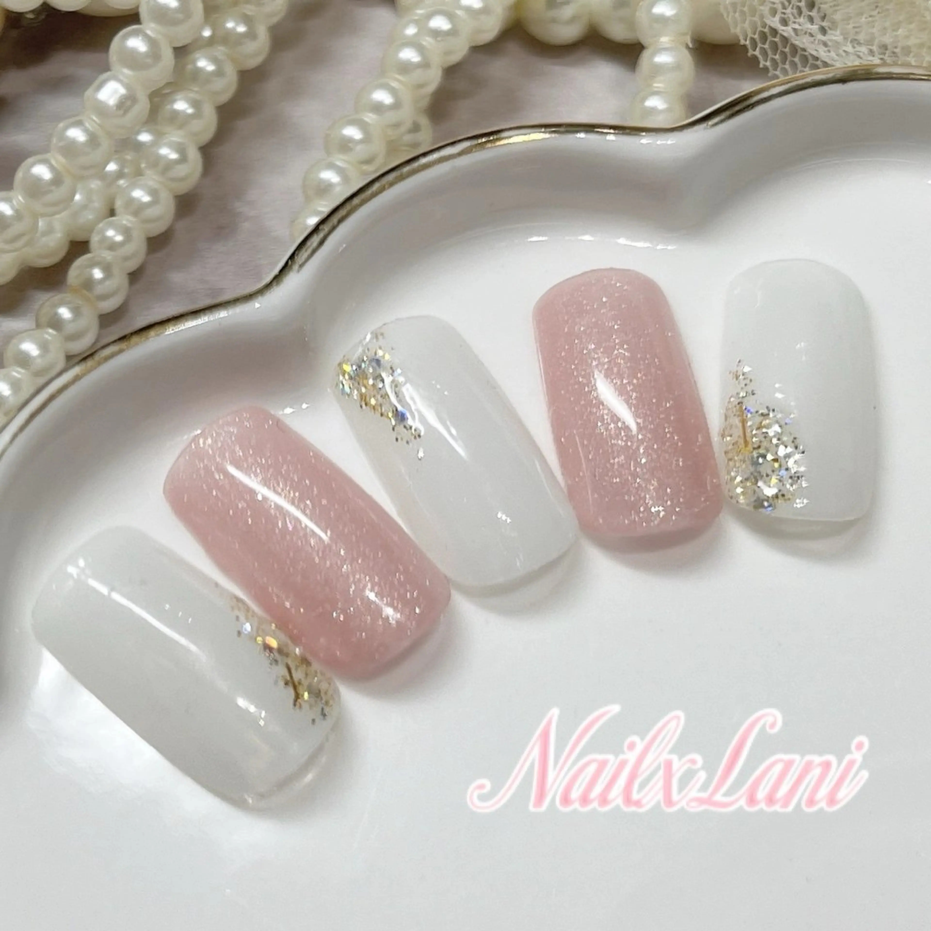 ネイル フットネイル ジェルネイル マグネットネイル パラジェル 練馬駅近ネイルラニ 不細工爪90分で美爪のネイルデザイン