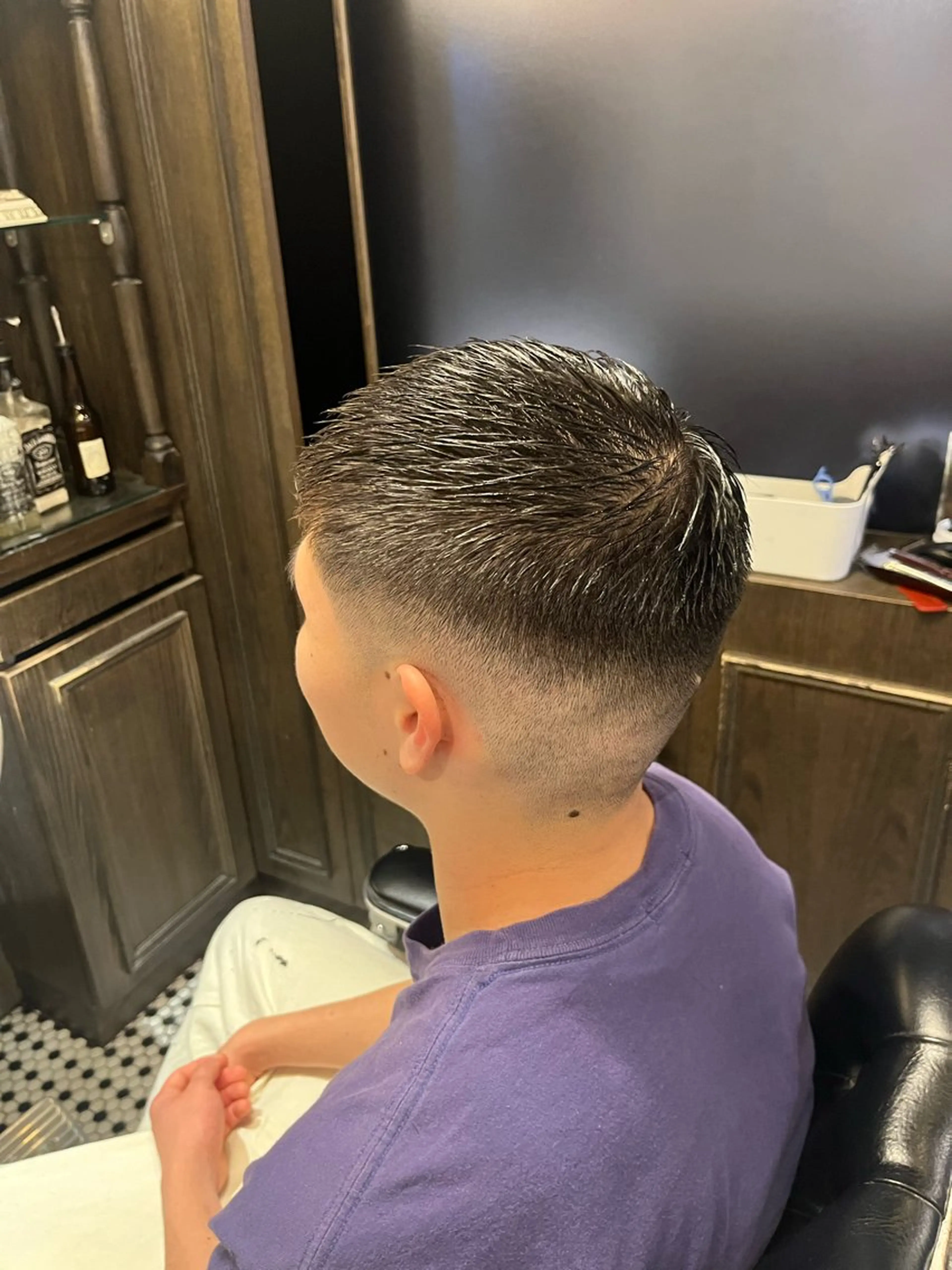 ショート メンズ 佐藤 稜大のヘアスタイル