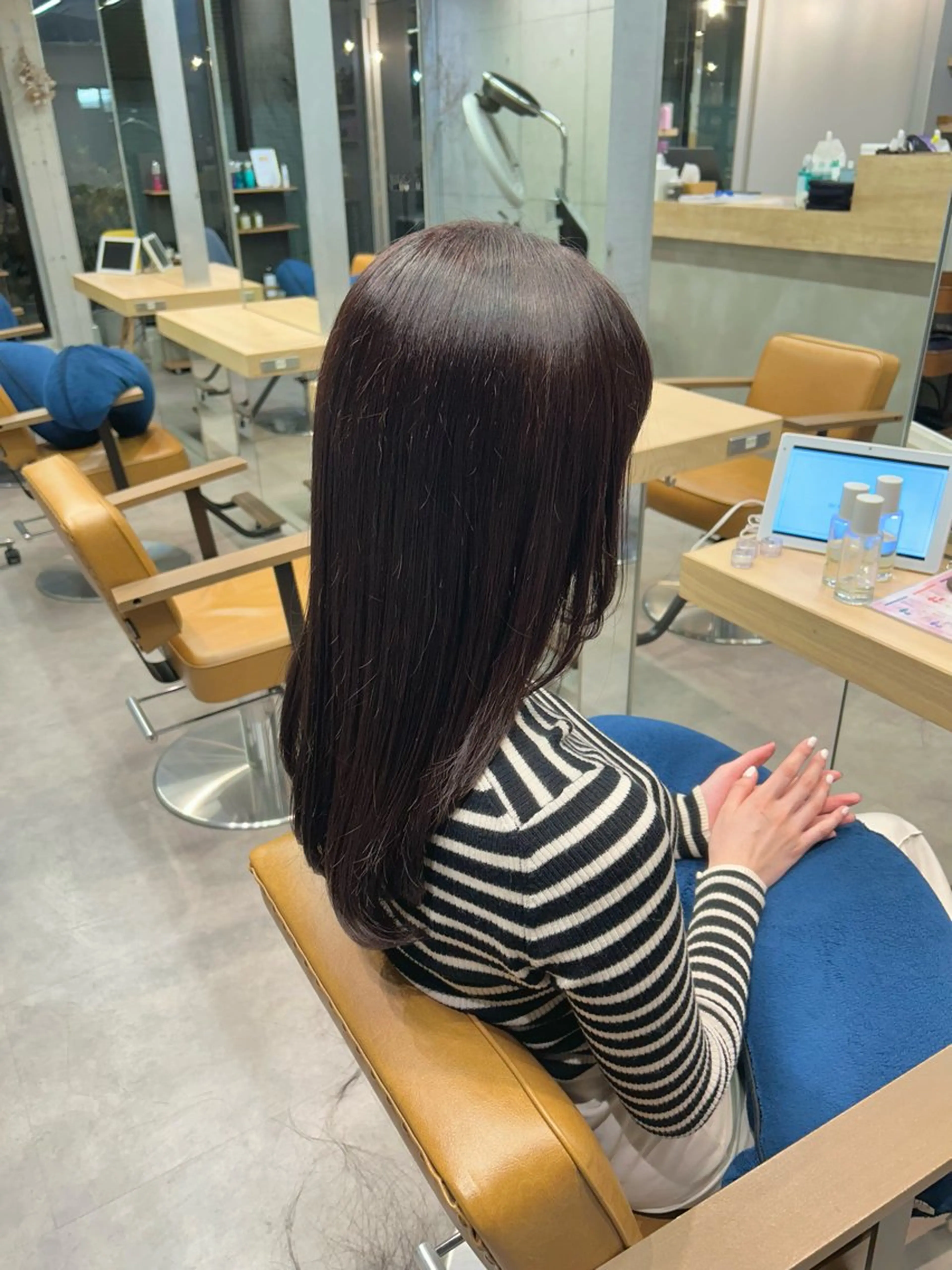 ロング カラー shiho︎🌟/ 髪質改善カラーのヘアスタイル