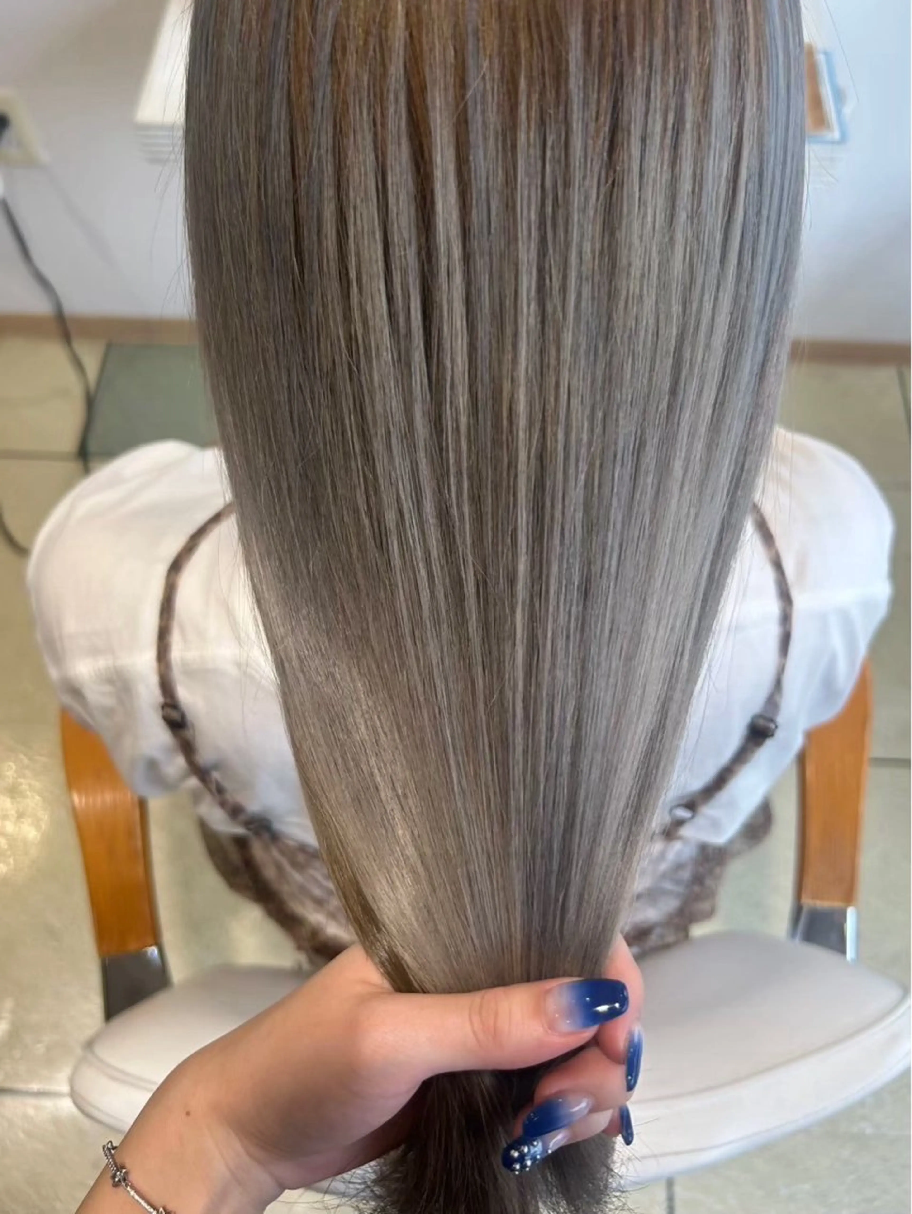 ロング カラー カット ヘアカラー トリートメント ブリーチなし艶カラー /いくののヘアスタイル