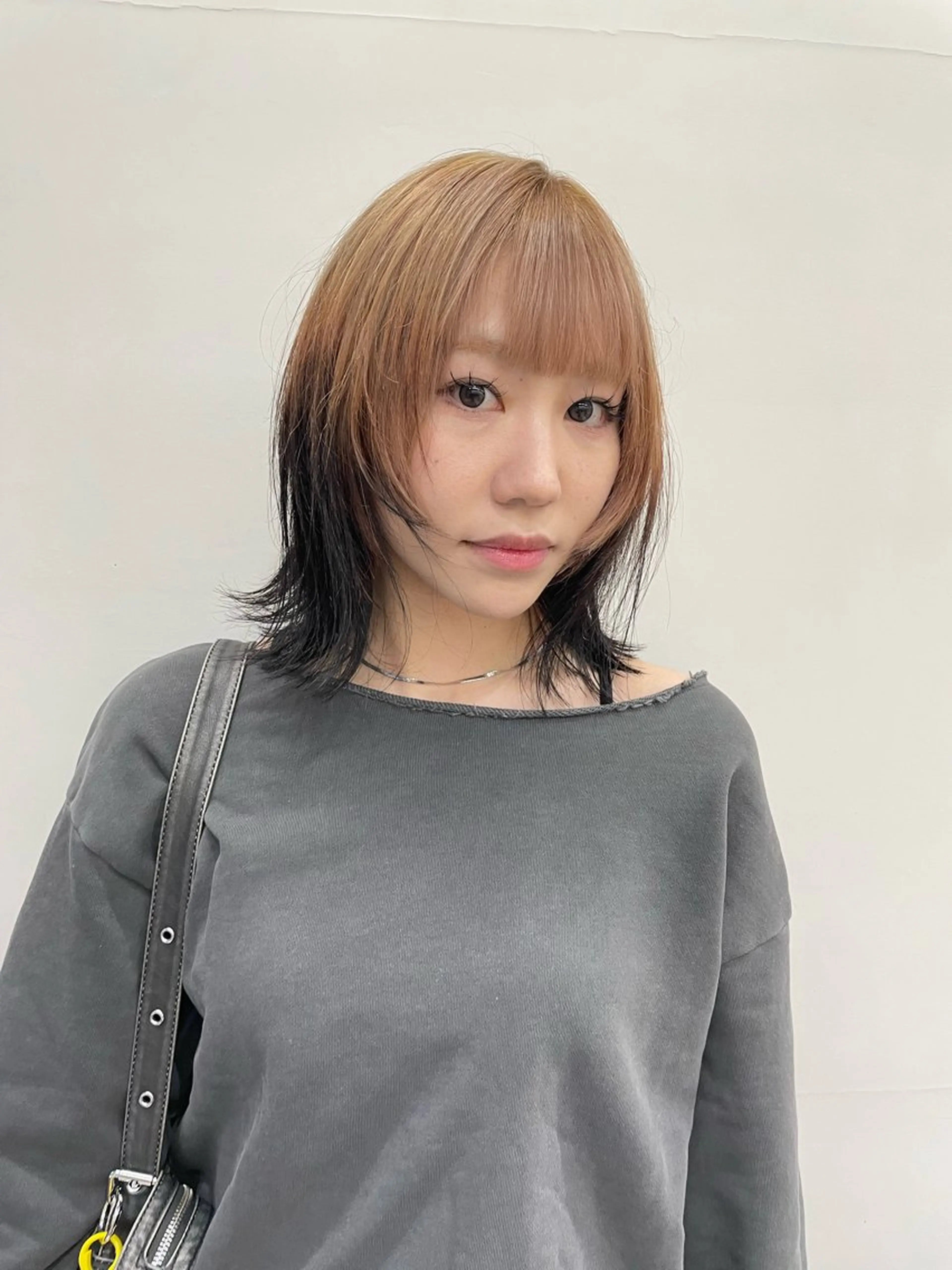 ミディアム カラー パーマ ヘアアレンジ メンズ カット ヘアカラー トリートメント tatsumi/ボブ ウルフ/レイヤーのヘアスタイル