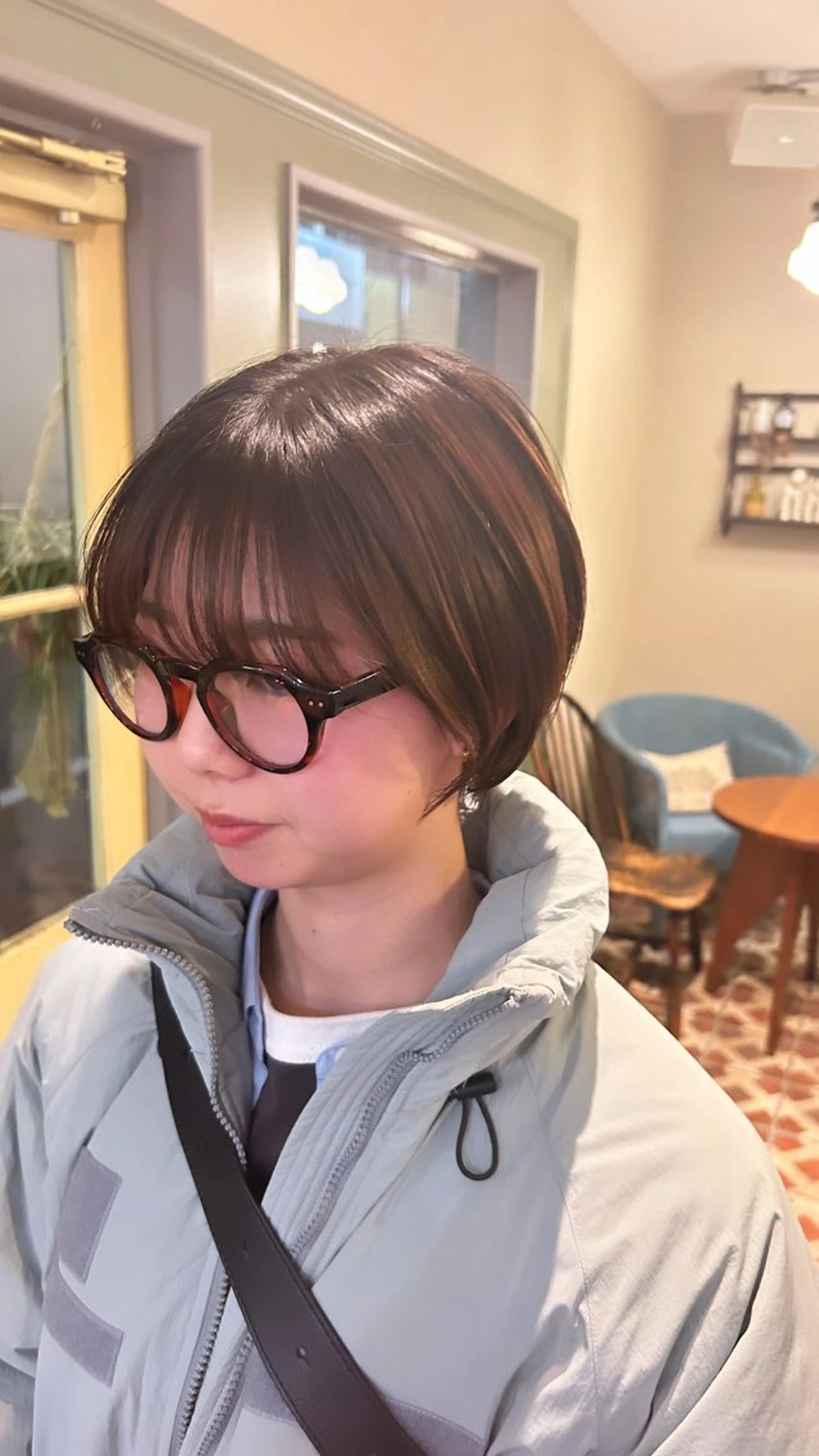 ショート くびれヘア ショートヘア Masaki ブリーチカラーのヘアスタイル