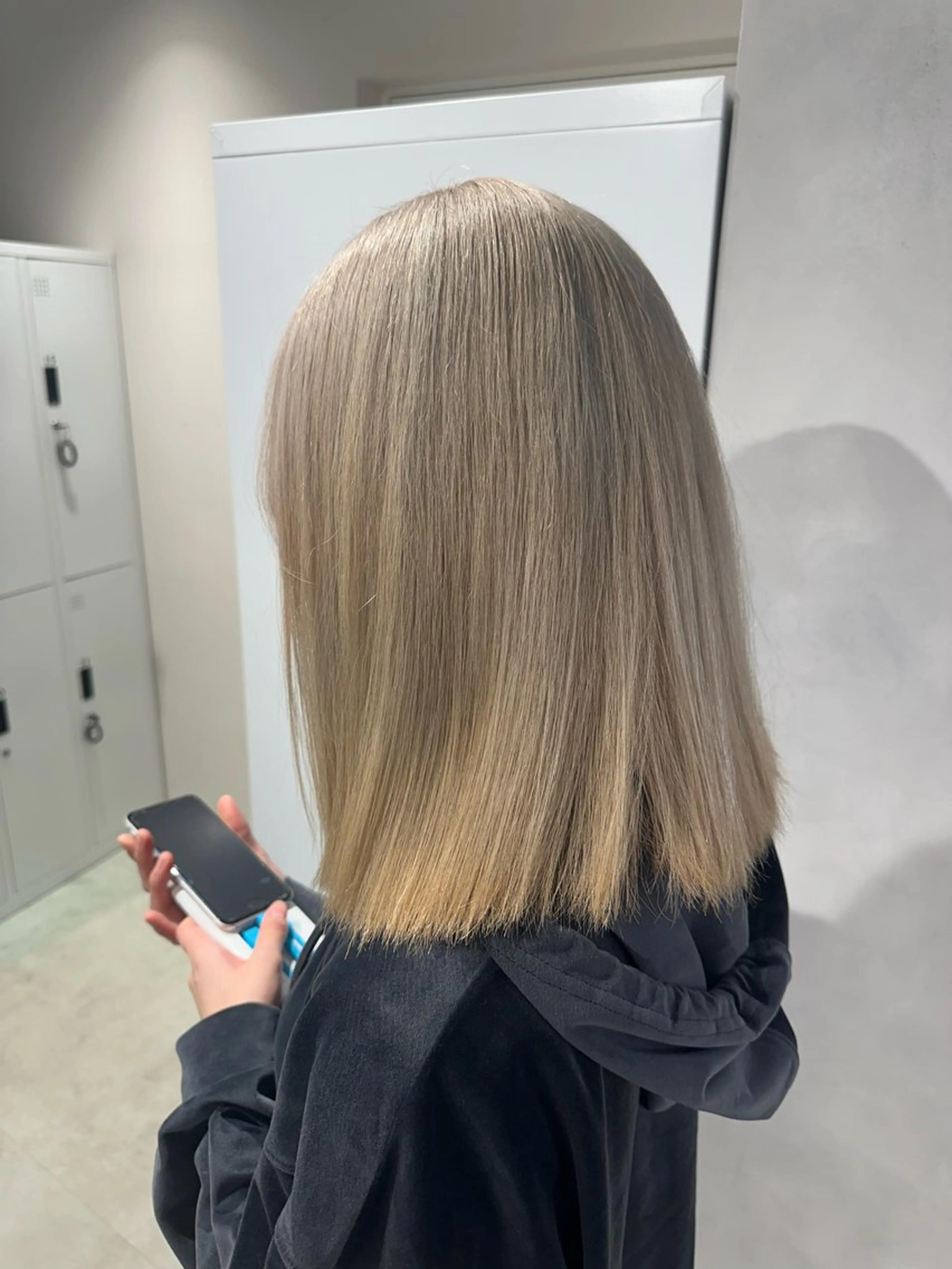 ミディアム ヘアカラー トリートメント 渋谷うる艶カラー 🦊あらし🦊のヘアスタイル