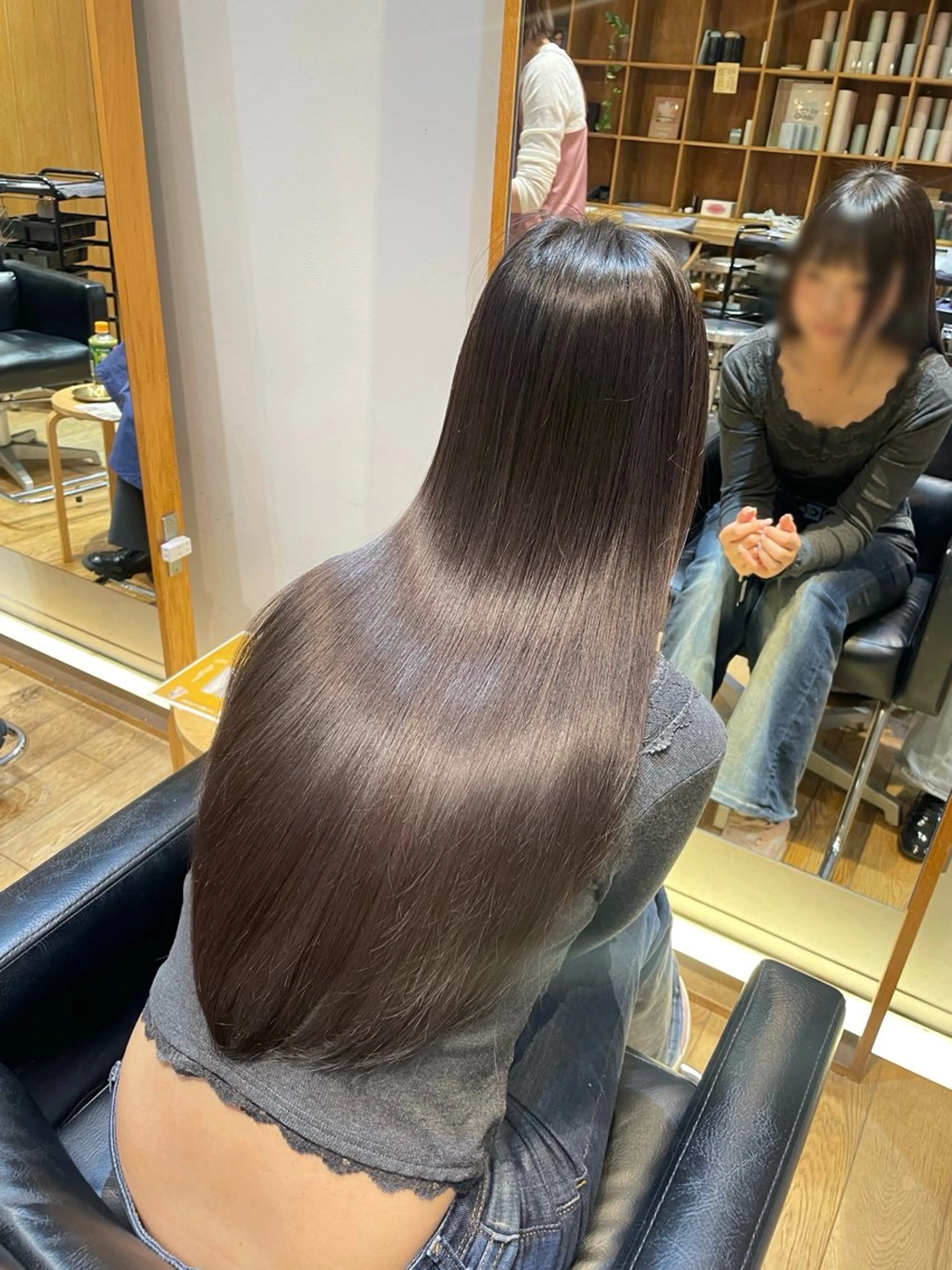 ロング パーマ 縮毛矯正 カット 縮毛矯正 トリートメント 縮毛矯正/レイヤー 🌙児玉光瑠のヘアスタイル
