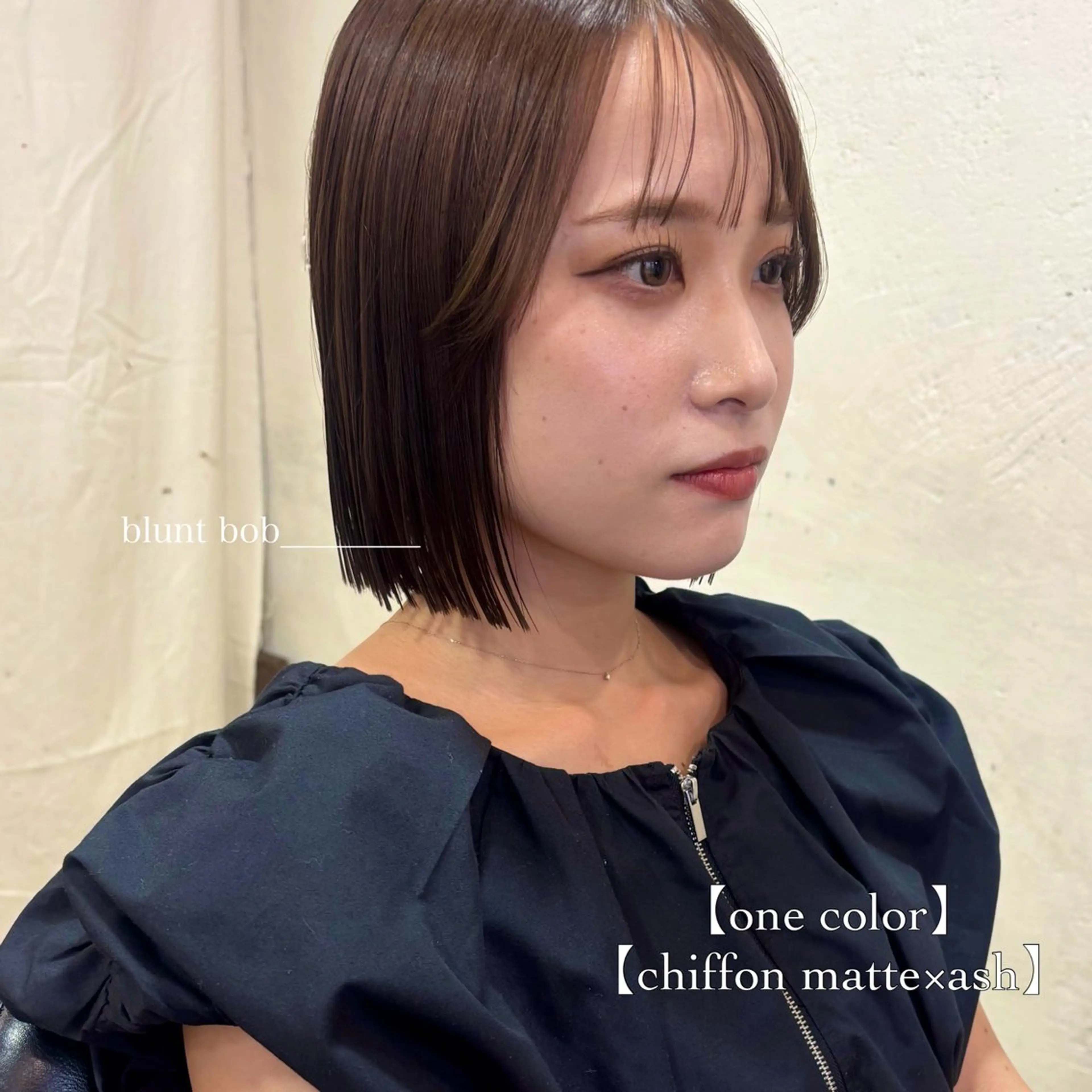 ミディアム カラー カット ヘアカラー ⌇🌹透明感カラー 🌹ᴍᴇɢᴜᴍɪ ⌇のヘアスタイル