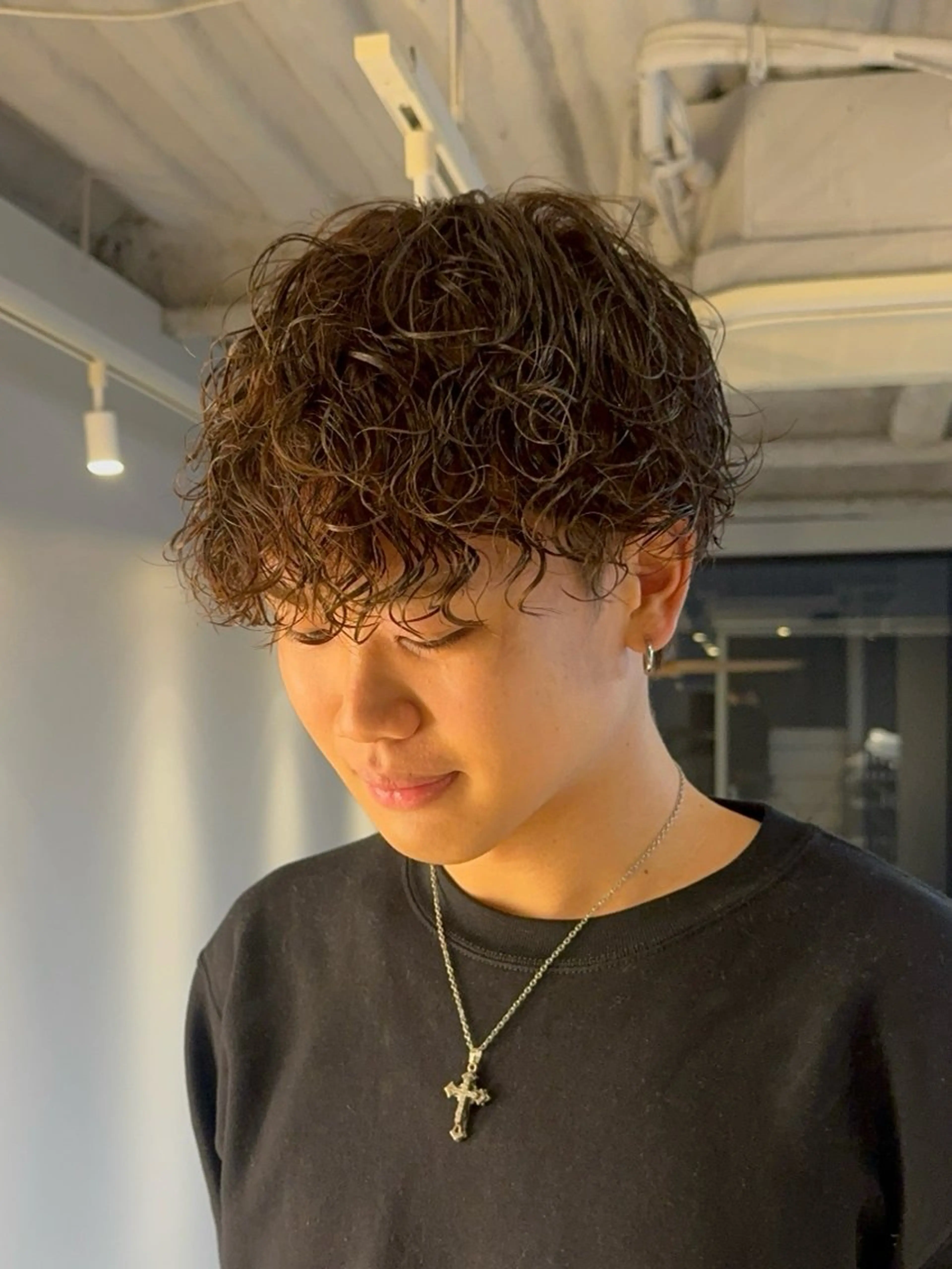 ショート パーマ メンズ カット パーマ メンズ特化/パーマ/ 韓国ヘア/natsuのヘアスタイル