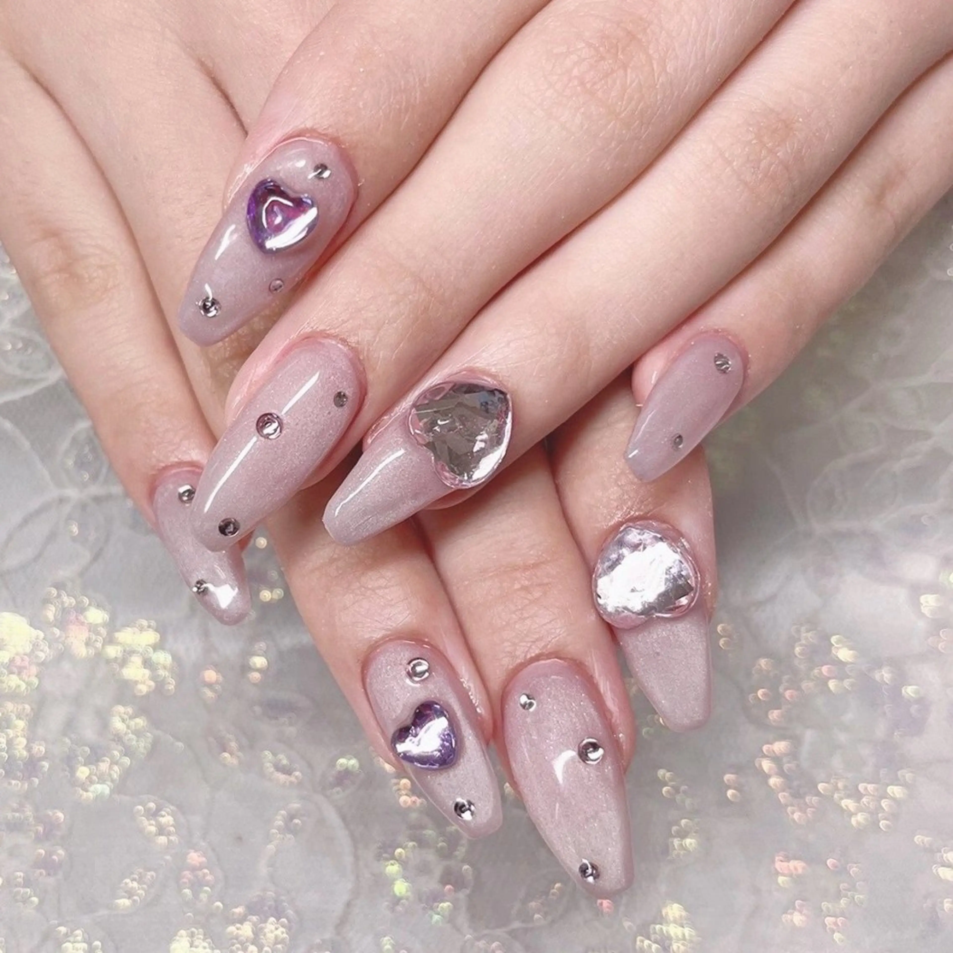 ネイル ジェルネイル 韓国ネイル 持ち込み ワンホンネイル ハンドネイル Nail lieNのネイルデザイン