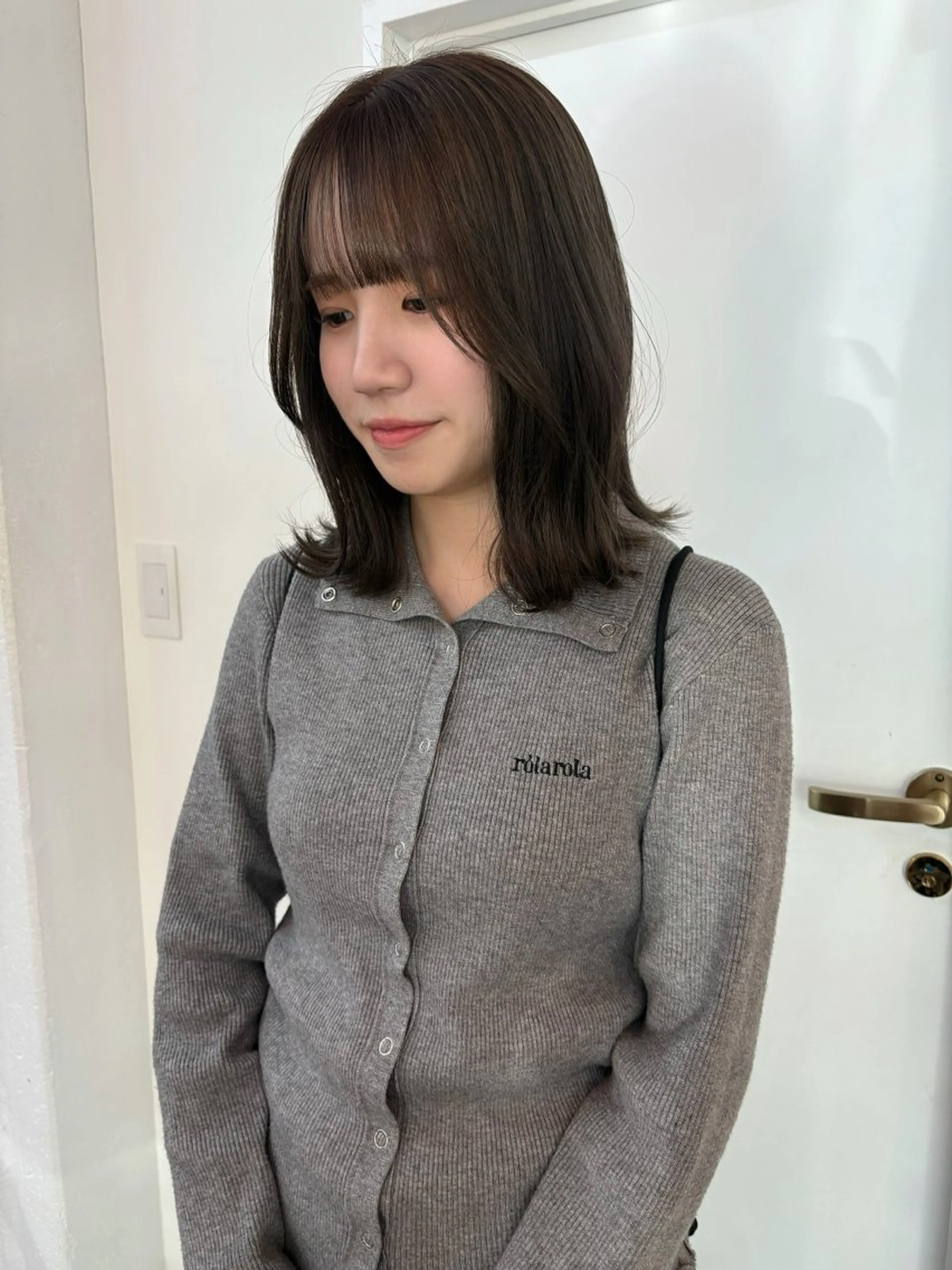 【⛄️winter クーポン⛄️✨️】透明感ワンカラー＋4step Aujuaトリートメント🩵の写真