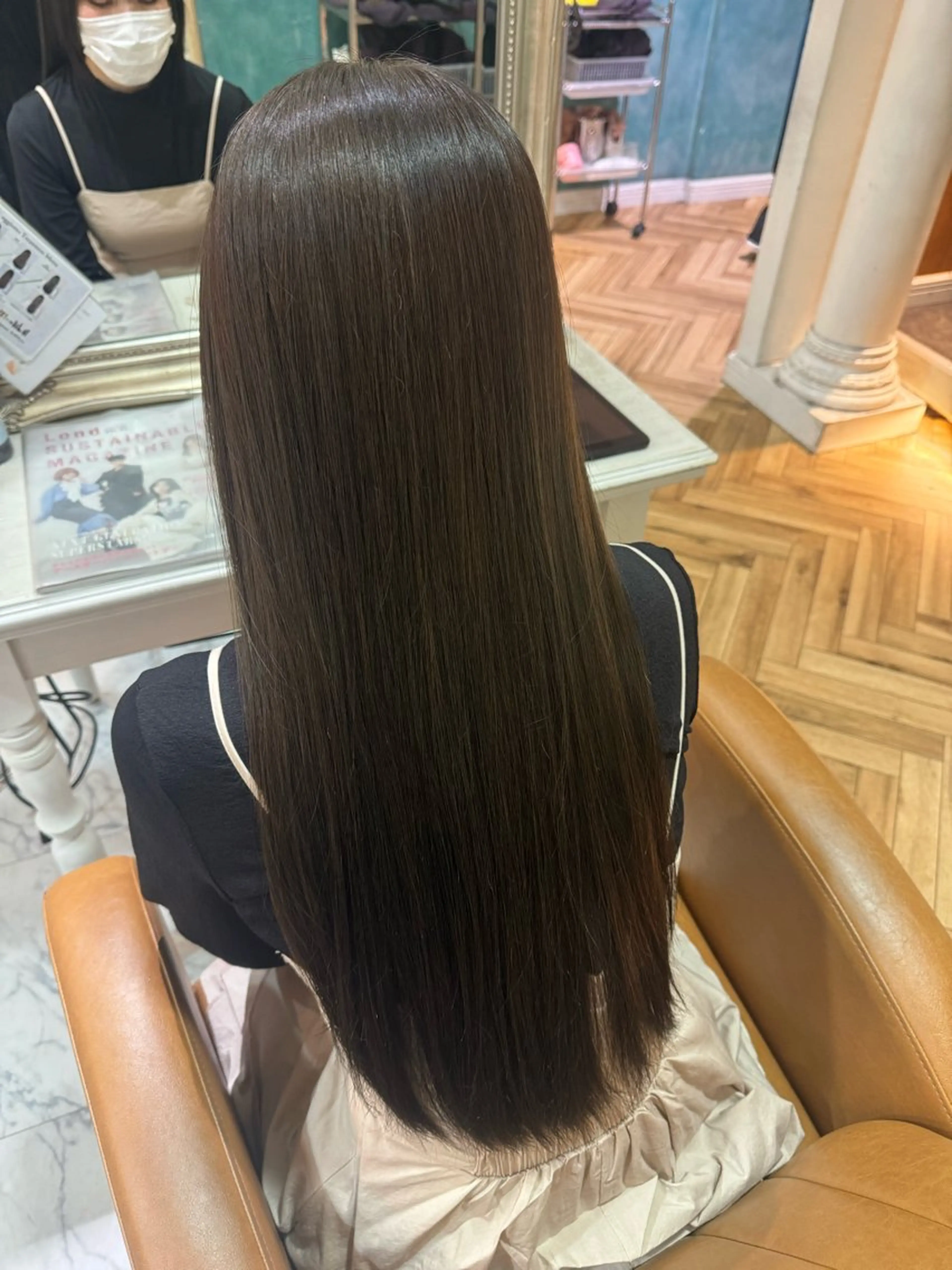 ロング カラー ボブ/透明感カラー /しなる🌷のヘアスタイル