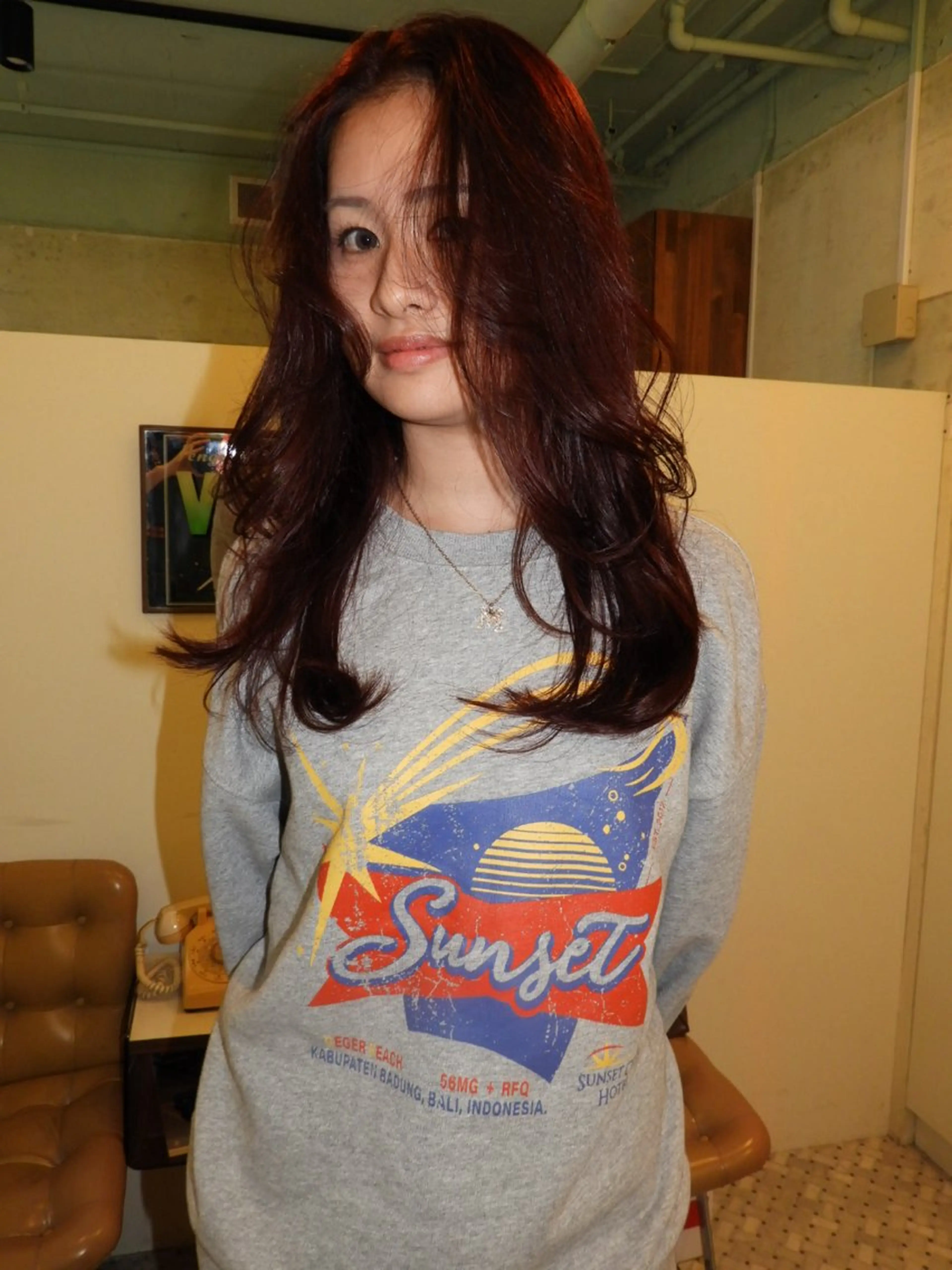 セミロング 縮毛矯正 AR.MARA  hair studio所属・錦糸町.浅草蔵前 ◾️フウカのヘアスタイル