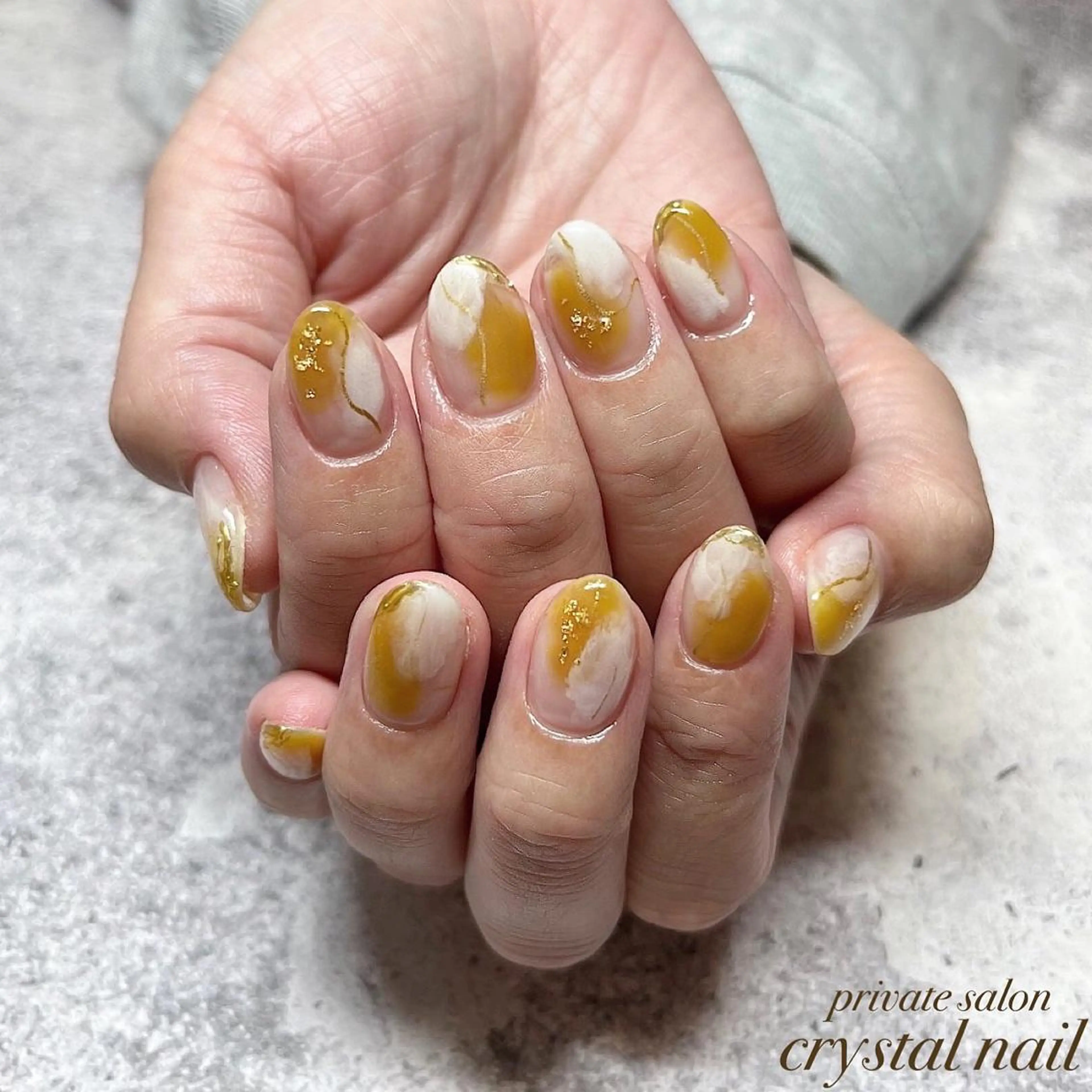 ネイル ニュアンスネイル Crystal Nailのネイルデザイン