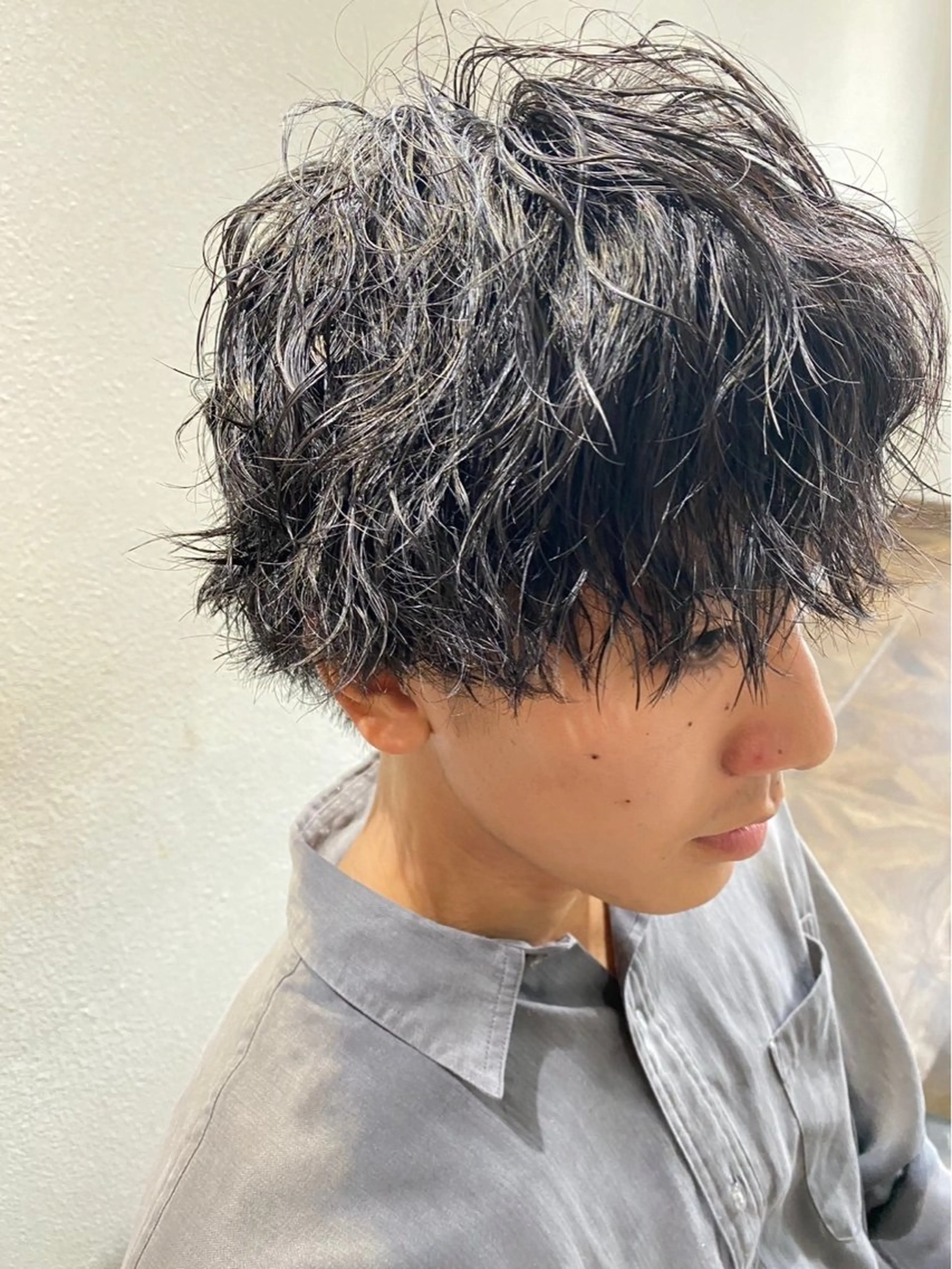 メンズ メンズパーマ SOLANA所属・【髪質改善】 むかいみきのヘアスタイル