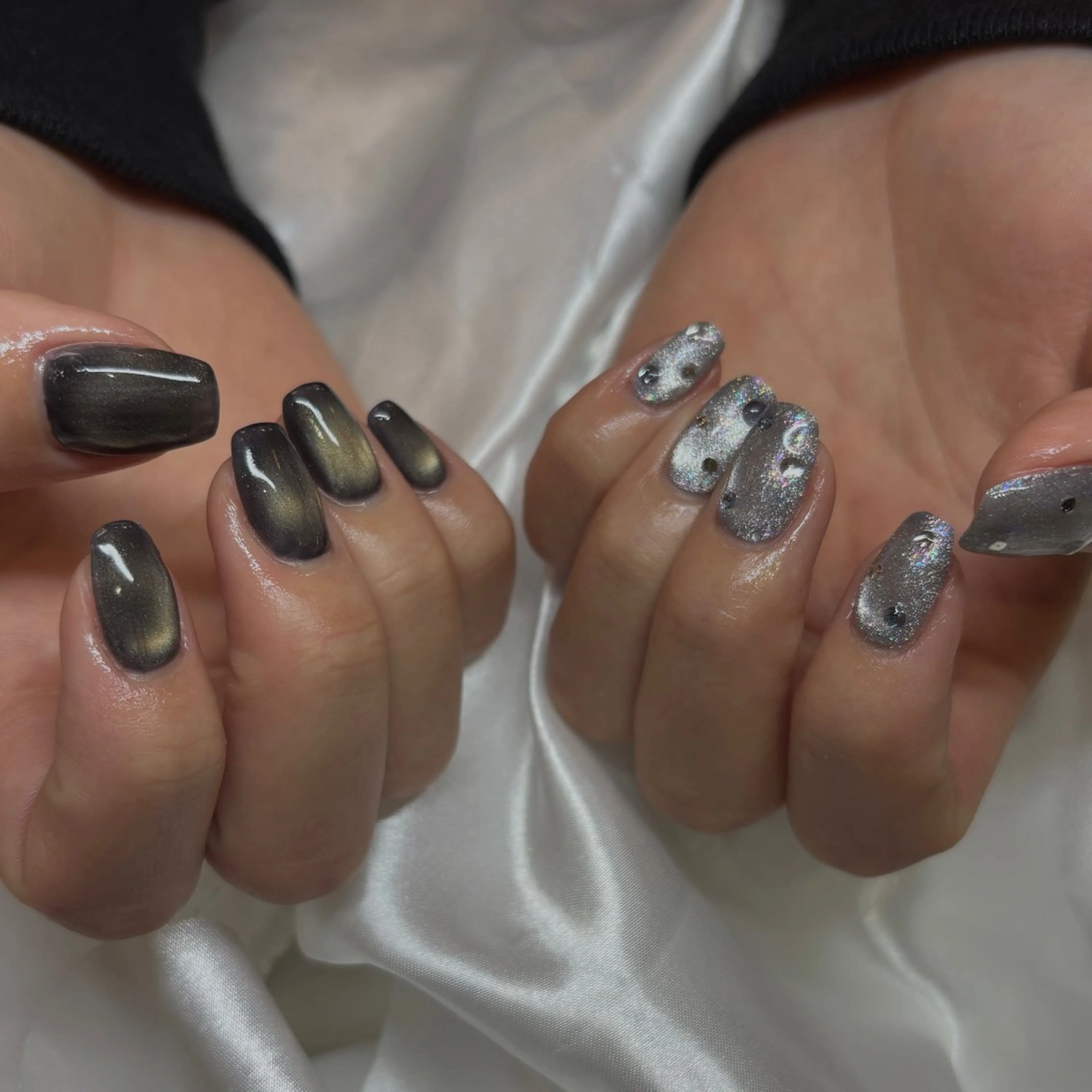 ネイル ハンドネイル YURIN 𓈒ㅤׂ 𝜗𝜚のネイルデザイン