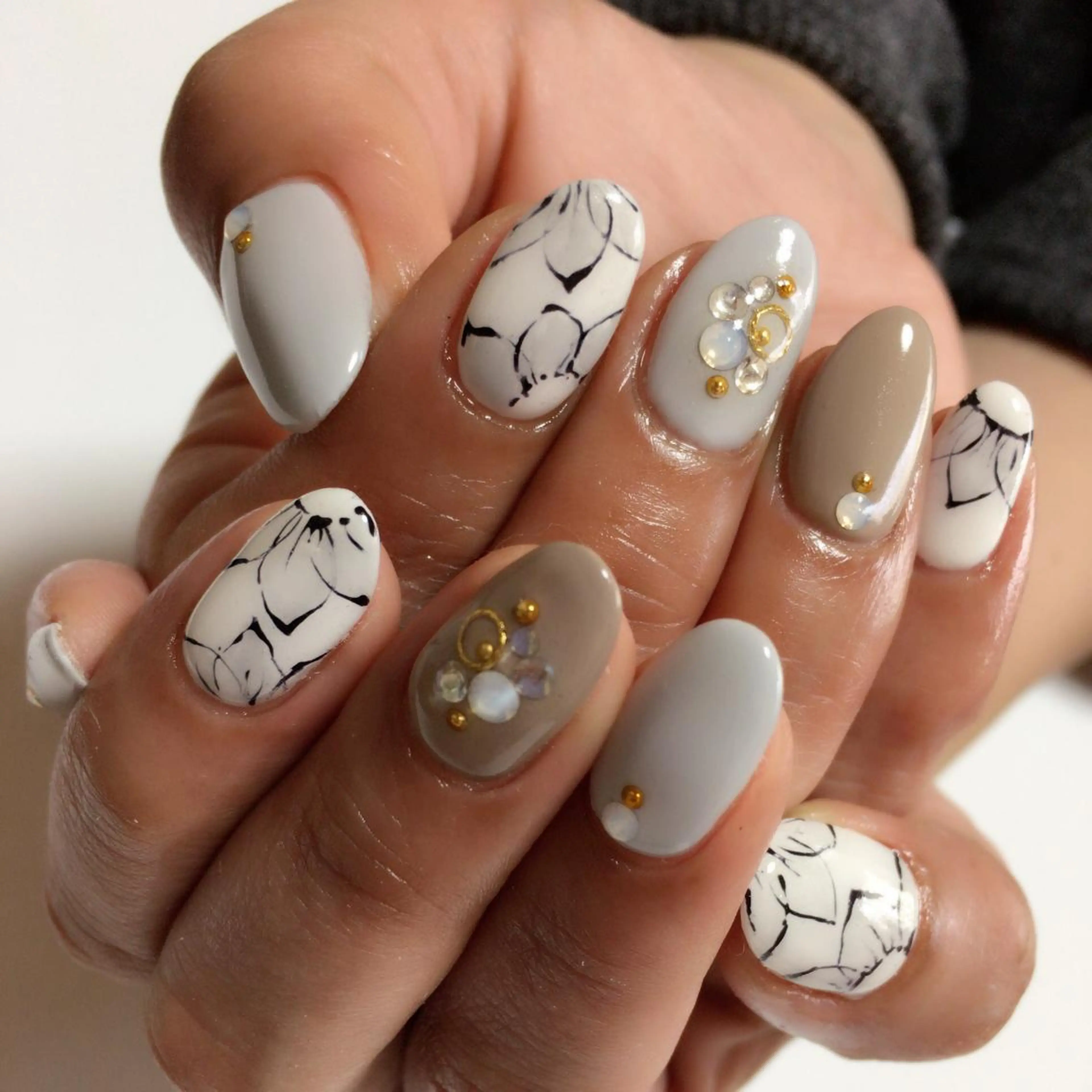 ネイル フラワーネイル Nailroom Mocaのネイルデザイン