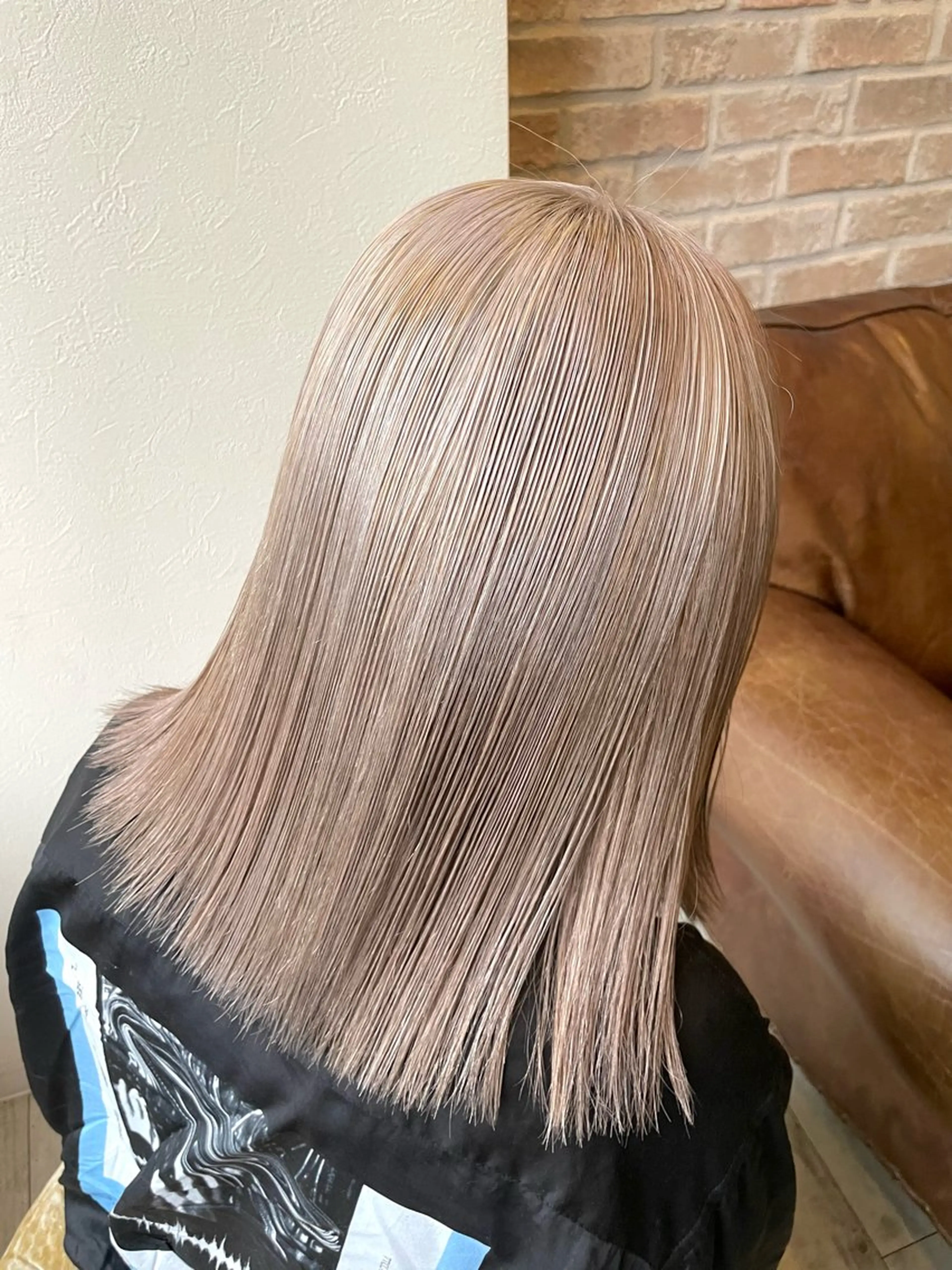 カラー 大阪/ミルクティー /ベージュ/はやとのヘアスタイル