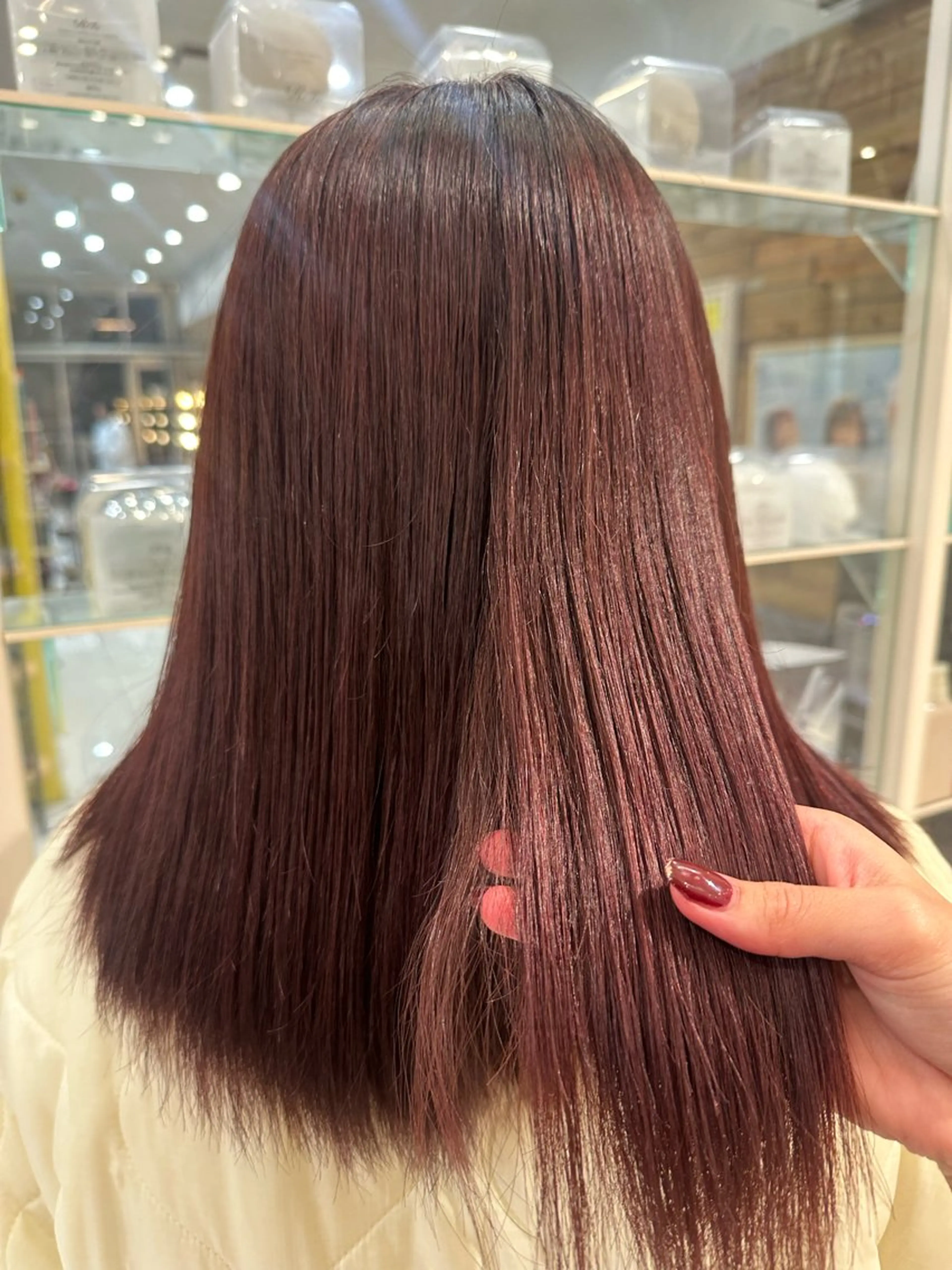 カラー Ancheri by flammeum戸塚店所属・ひな/ボブカット/ ブリーチなしWカラーのヘアスタイル