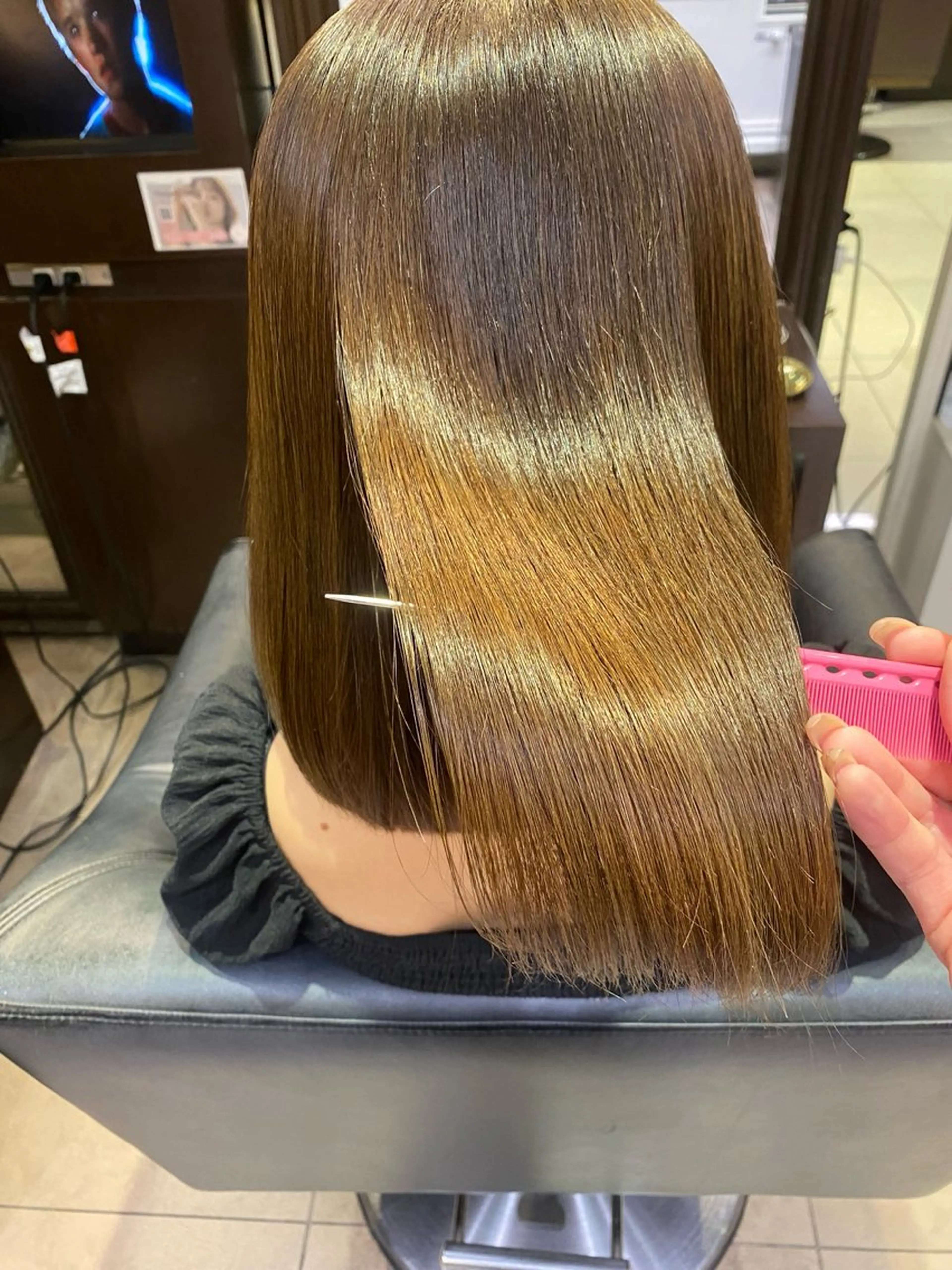 ミディアム 【髪質改善💎韓国風 レイヤー🌷】山川のヘアスタイル