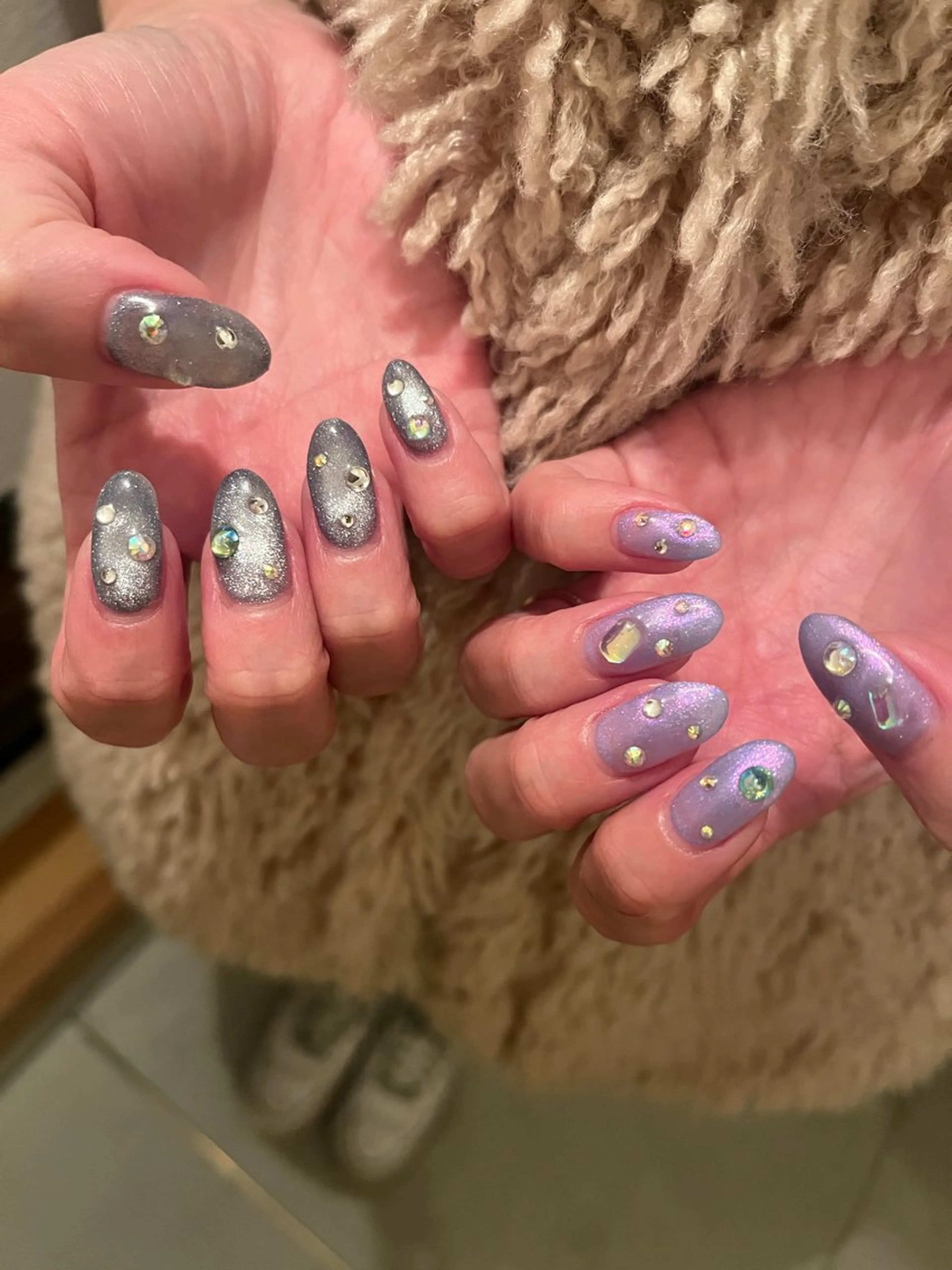 ネイル キラキラネイル K Aのネイルデザイン