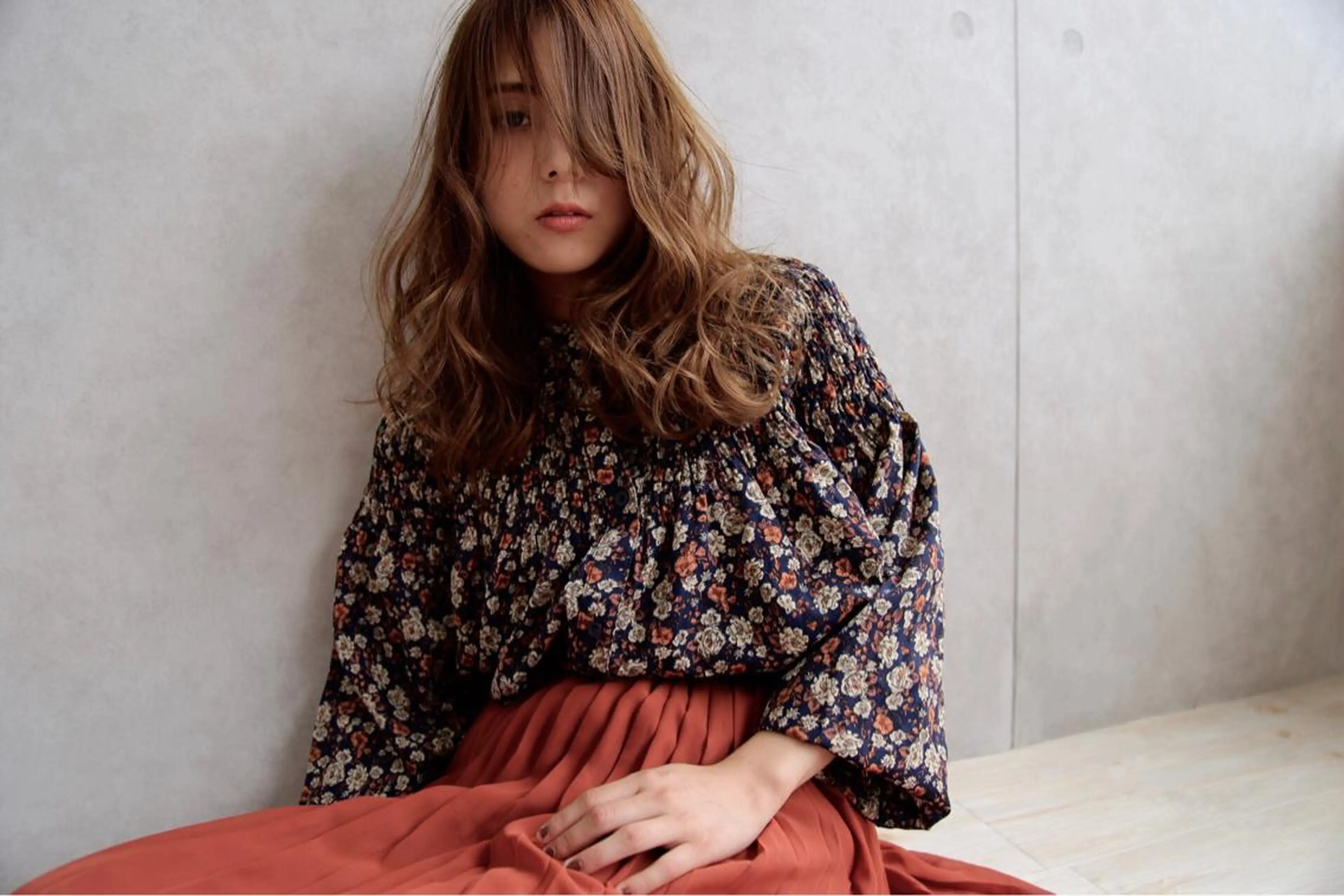 ロング カット ヘアカラー トリートメント 小澤大輔 YOLO hairのヘアスタイル