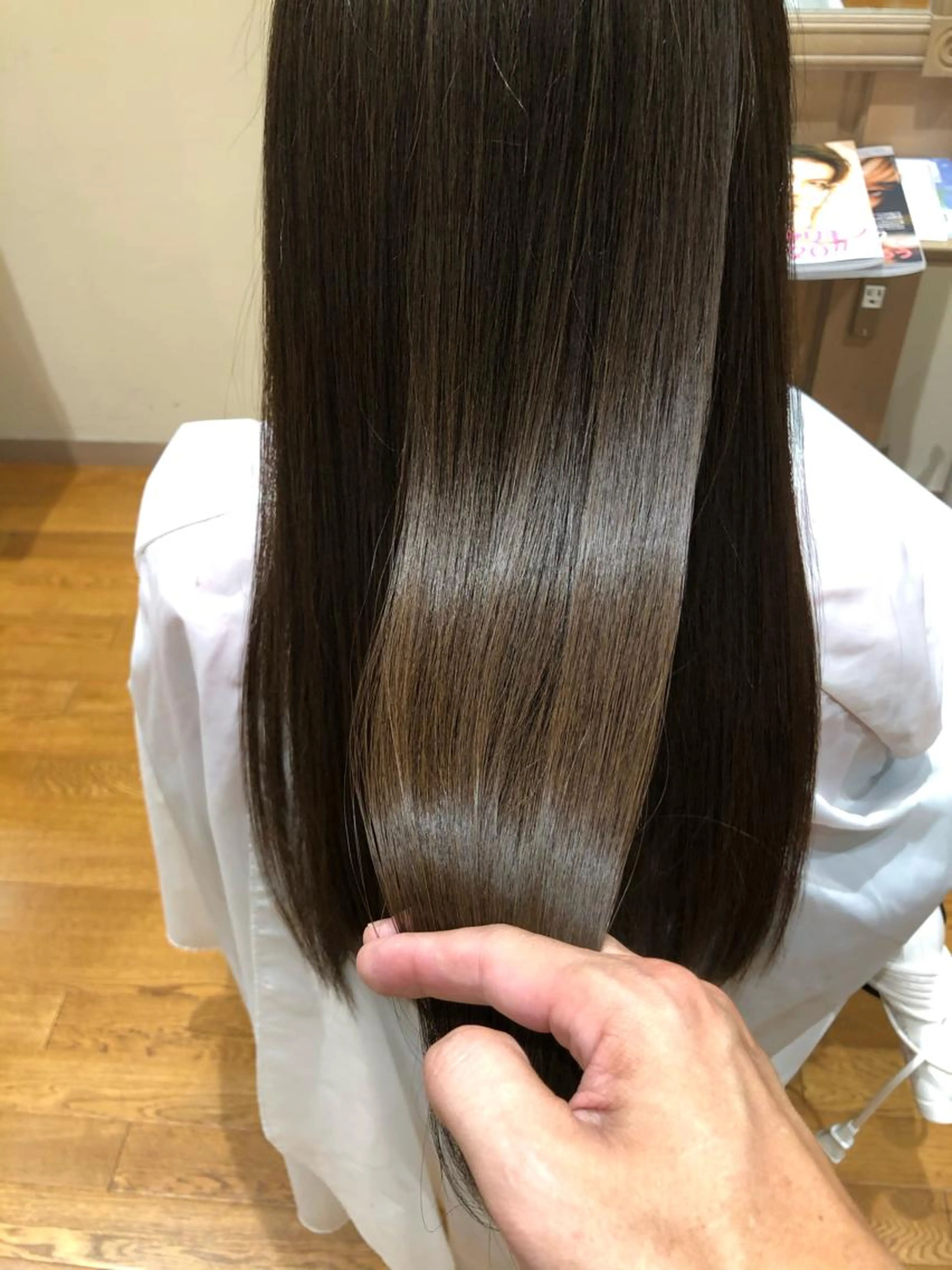 ✨大人気のカット＋METEOカラー＋髪質改善トリートメントのセットメニューです✨　2日前までにパッチテストが必要です😄の写真