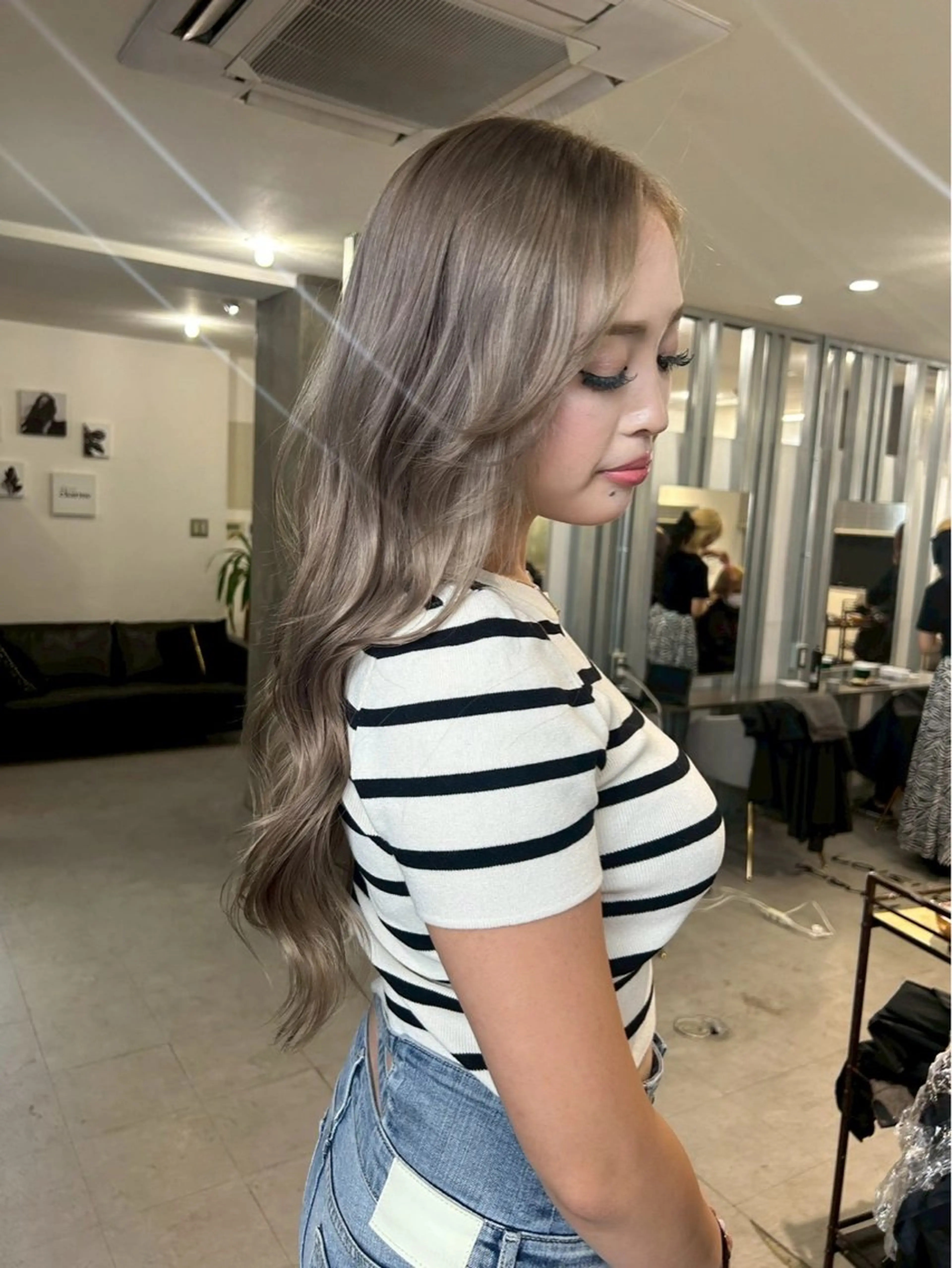 ロング カラー 𝑲𝒊𝒏𝒈 𝑴𝒂𝒚𝒖🌺のヘアスタイル