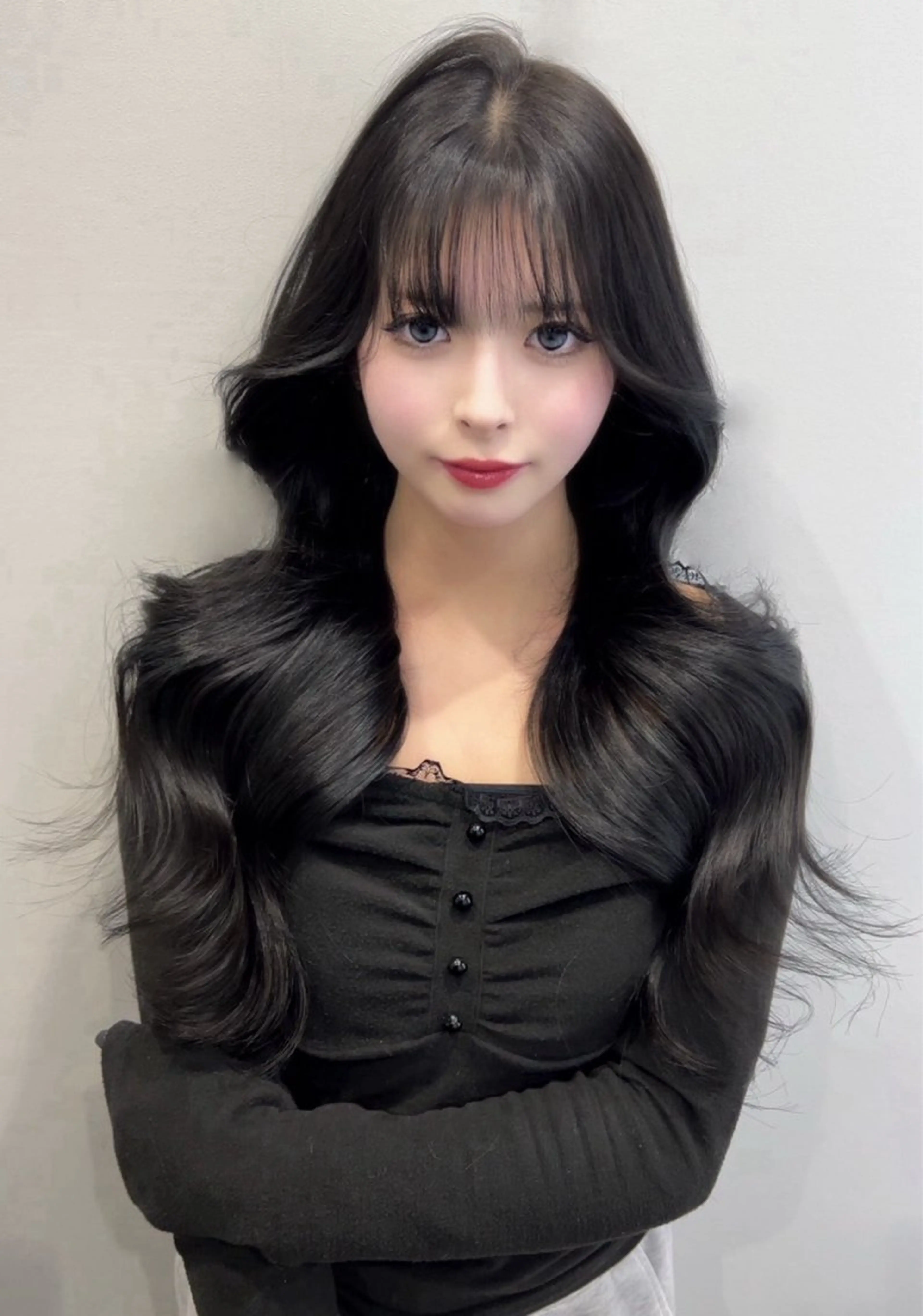 ロング カラー 髪質改善/艶カラー/ ブリーチ/桃谷翼のヘアスタイル