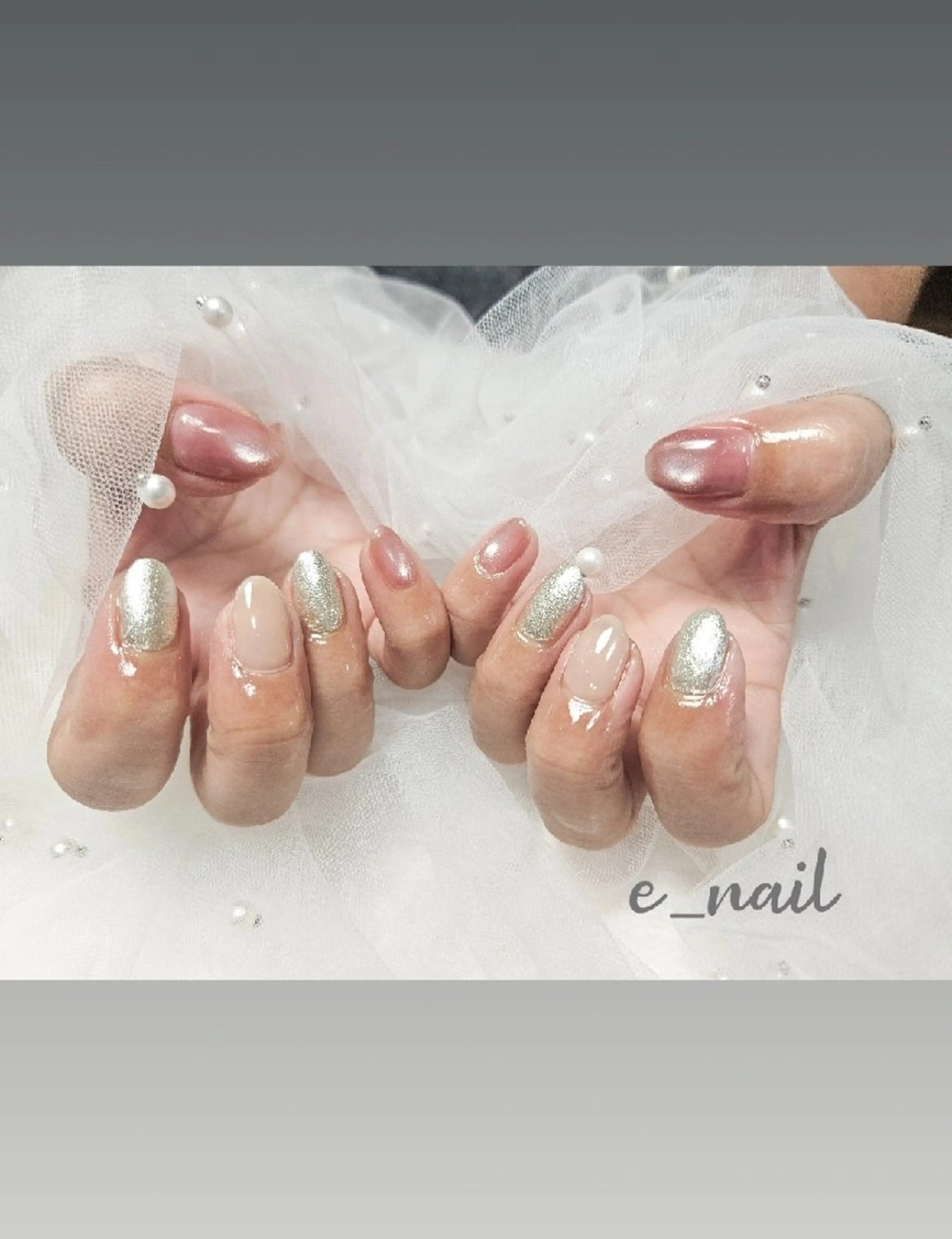 ネイル e_nail🍀自宅 サロン八潮eri☆　のネイルデザイン