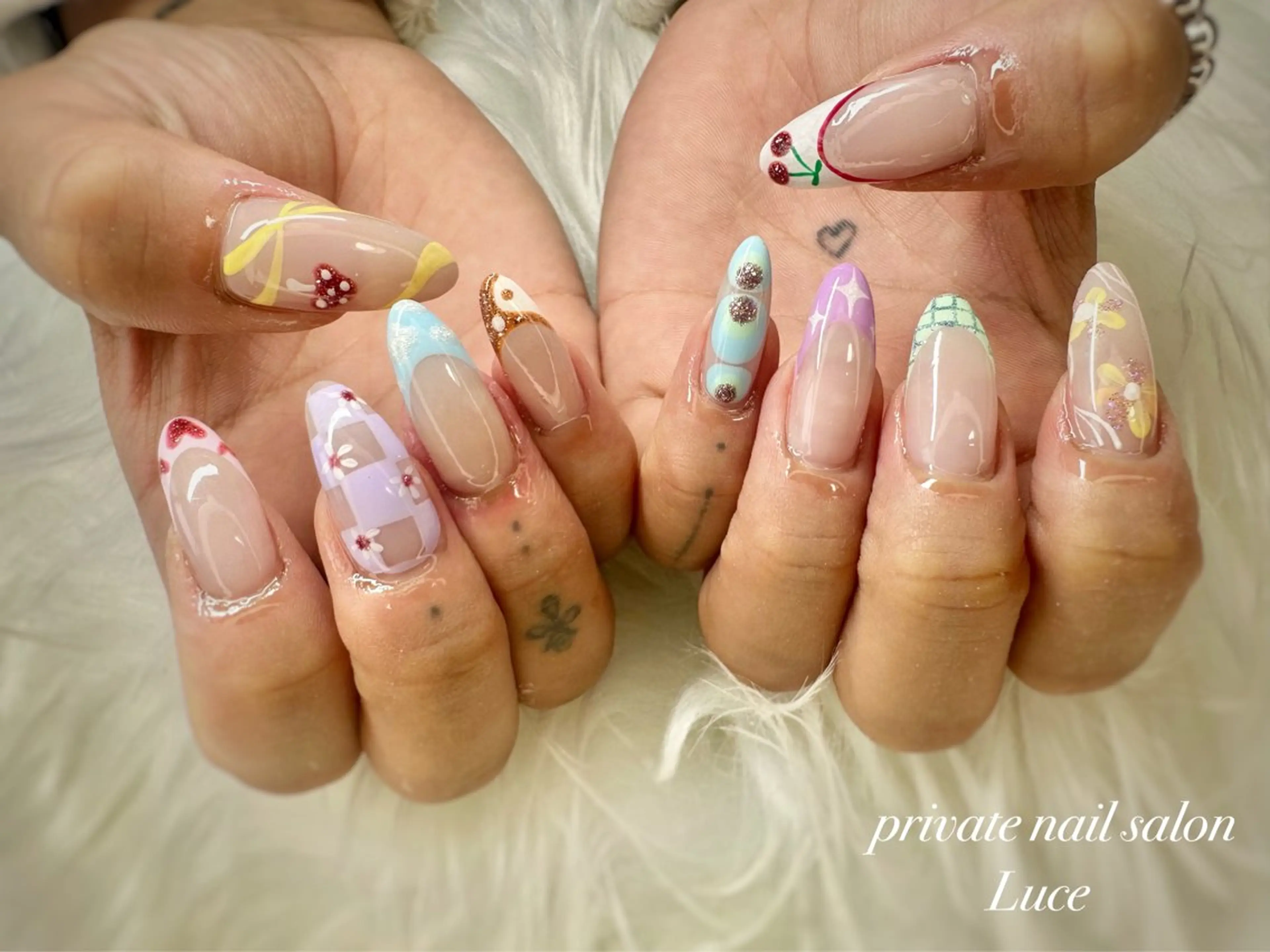ネイル アートネイル ハンドネイル nailsalon Luce🕊️のネイルデザイン