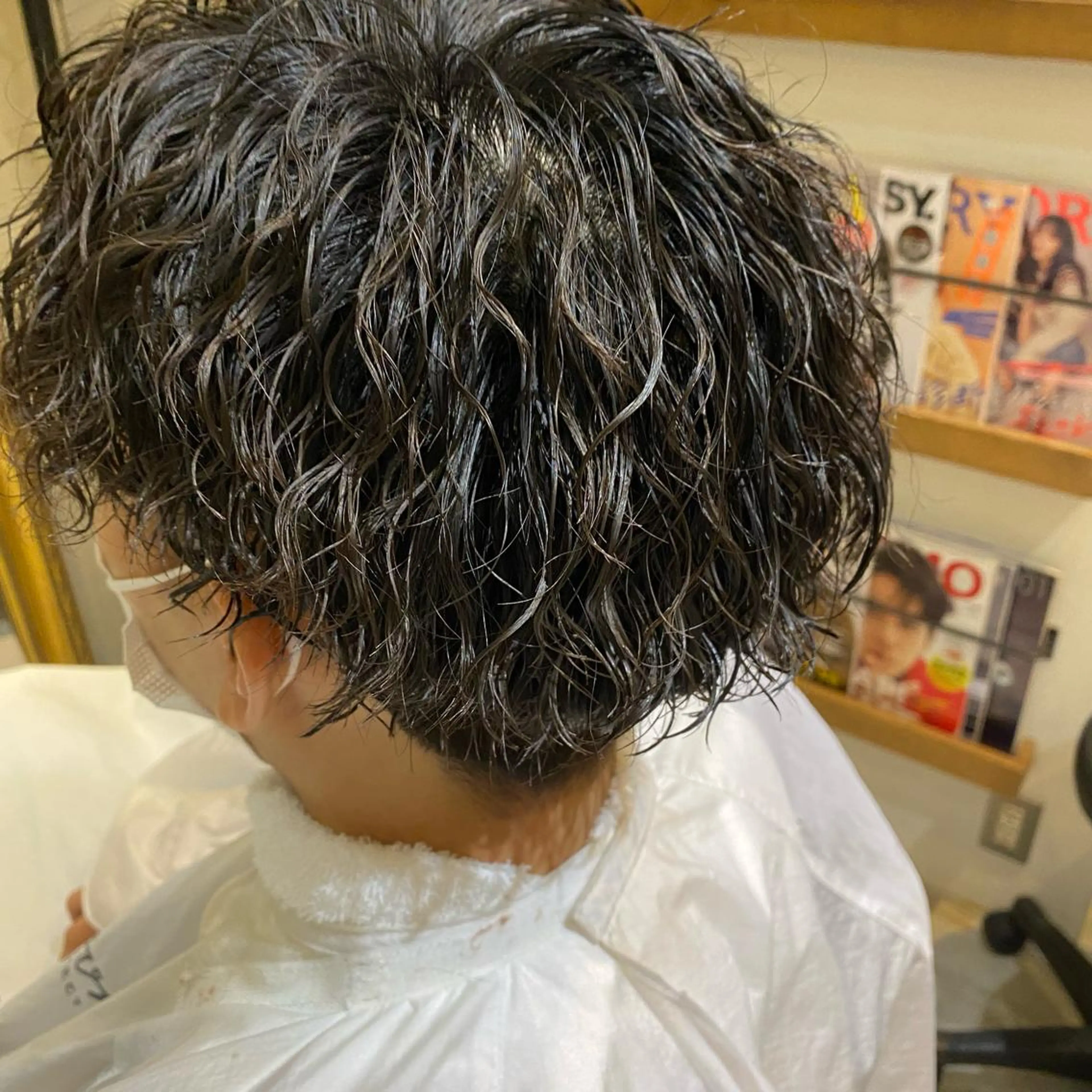ショート カット パーマ glowm by affect所属・glowm店長 加藤翔太のヘアスタイル