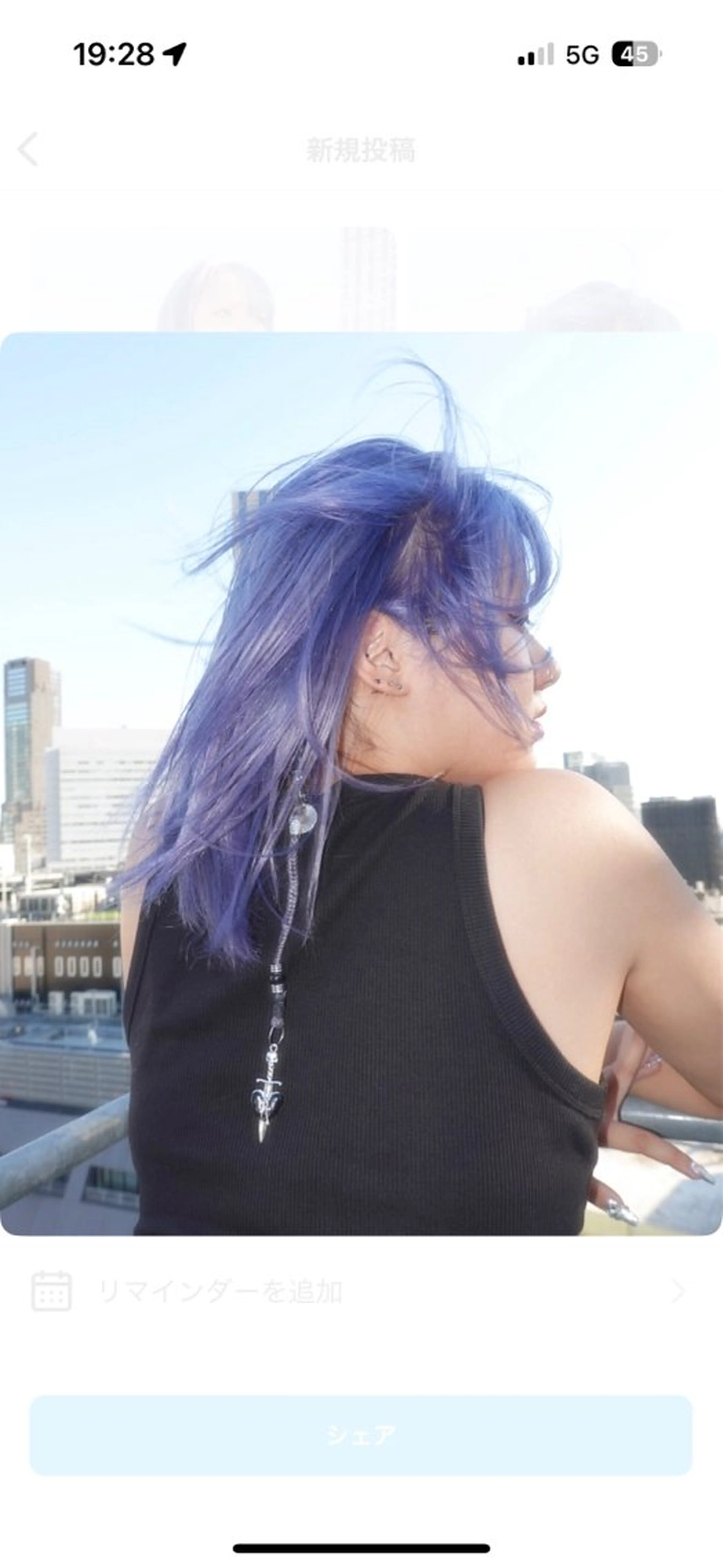 ミディアム カラー ヘアアレンジ カット ヘアカラー エクステ ヘアセット bloc japon所属・ﾌﾞﾚｲｽﾞ˚✧₊⁎ ﾚｲﾔｰToriのヘアスタイル