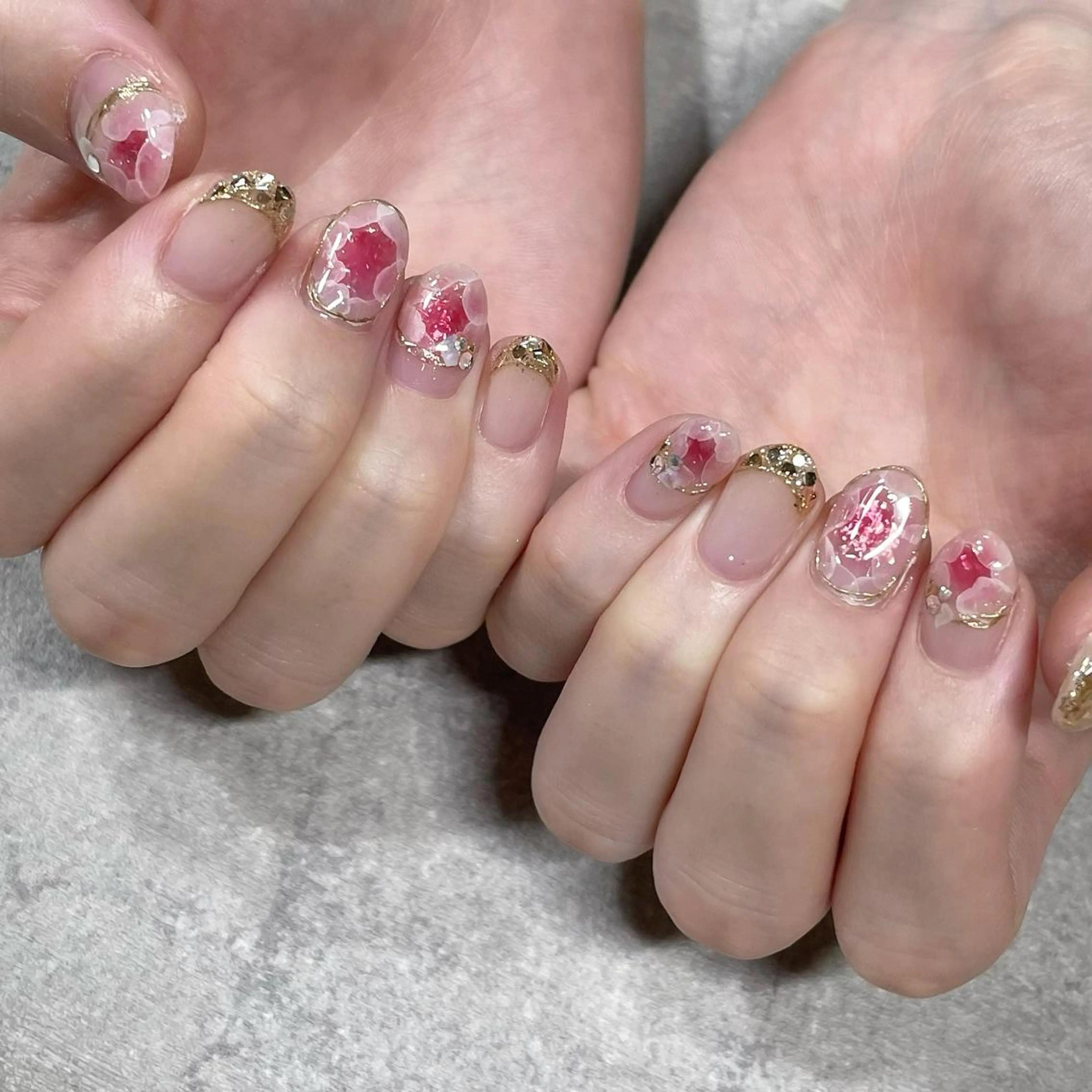 ネイル ジェルネイル 東 千夏のネイルデザイン