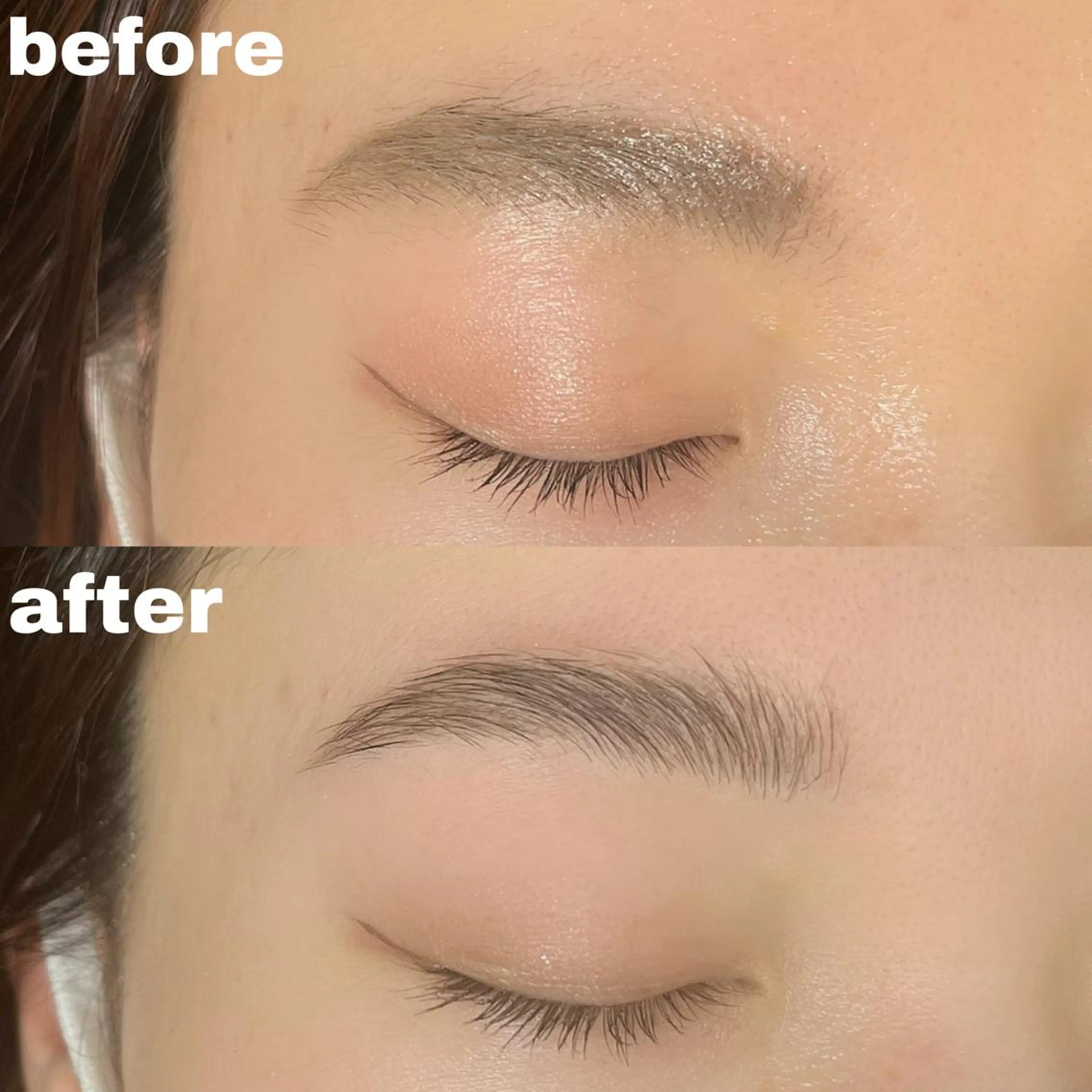 アイブロウ ハリウッドブロウリフト 辻元 美里のマツエク・マツパデザイン