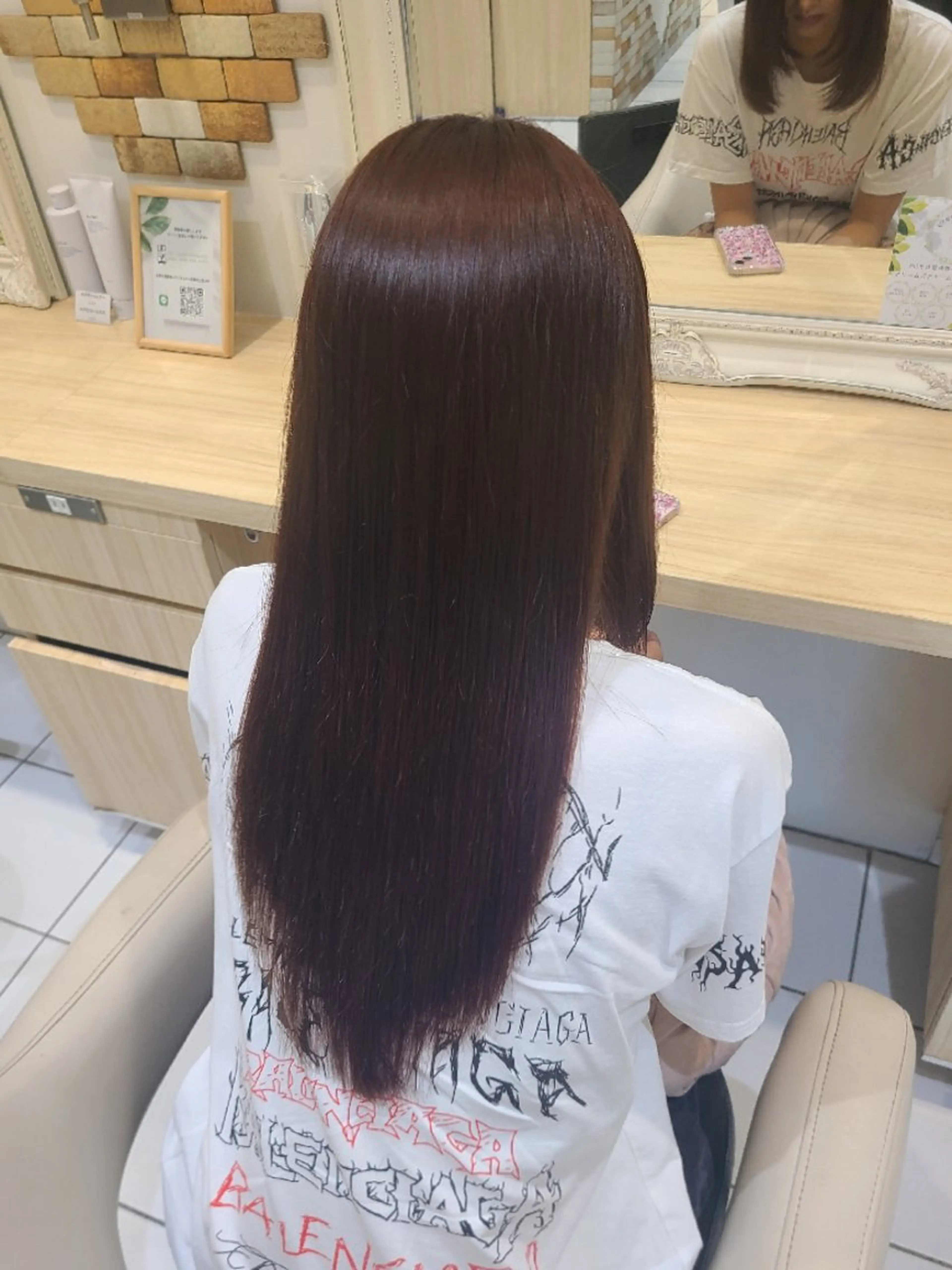 ロング カラー 🖤デザインカラー ︎🤍ERINAのヘアスタイル