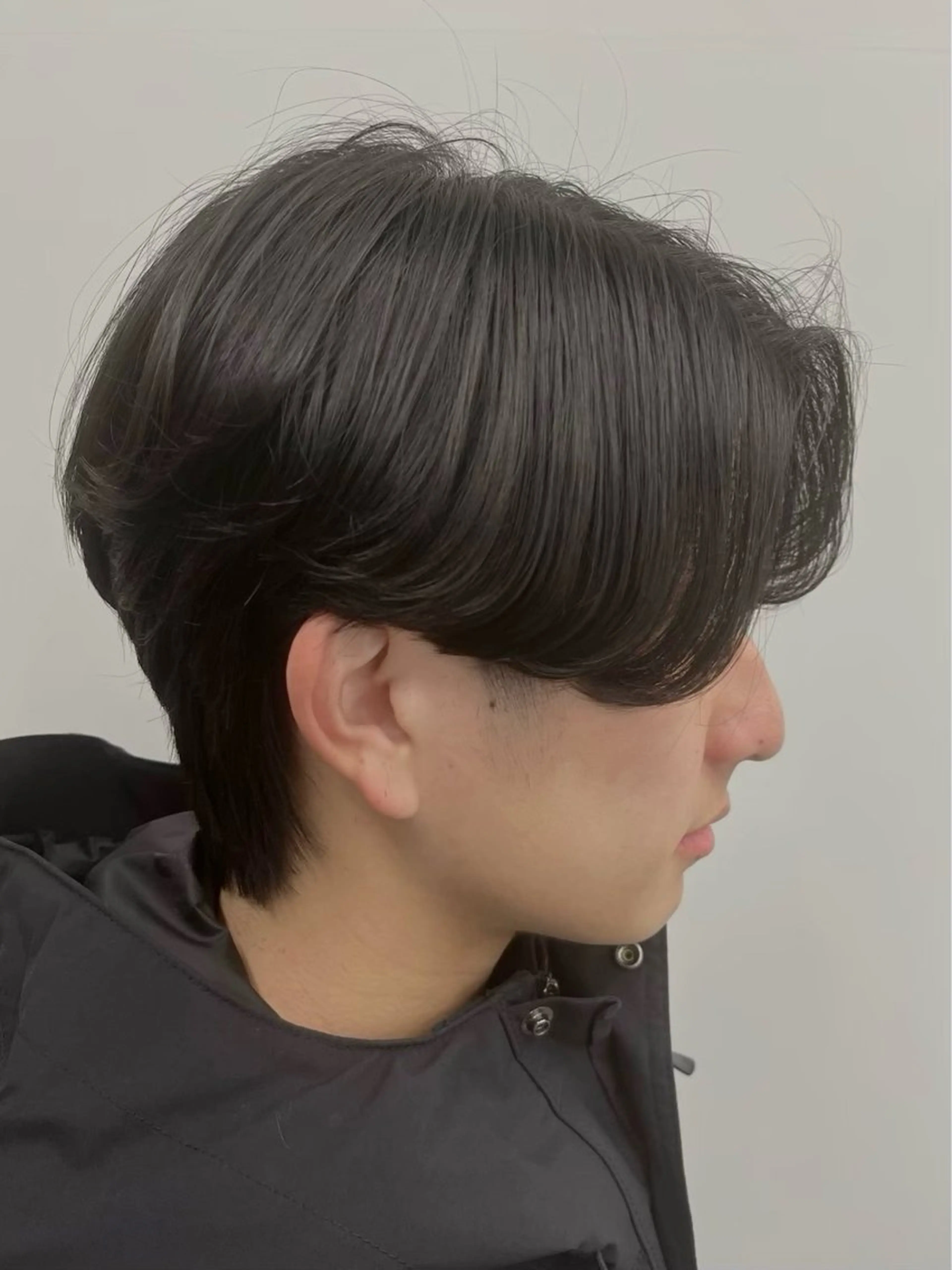 ショート パーマ メンズ センターパート メンズ韓国風 韓国風ヘア 坂本響 メンズカット/パーマのヘアスタイル