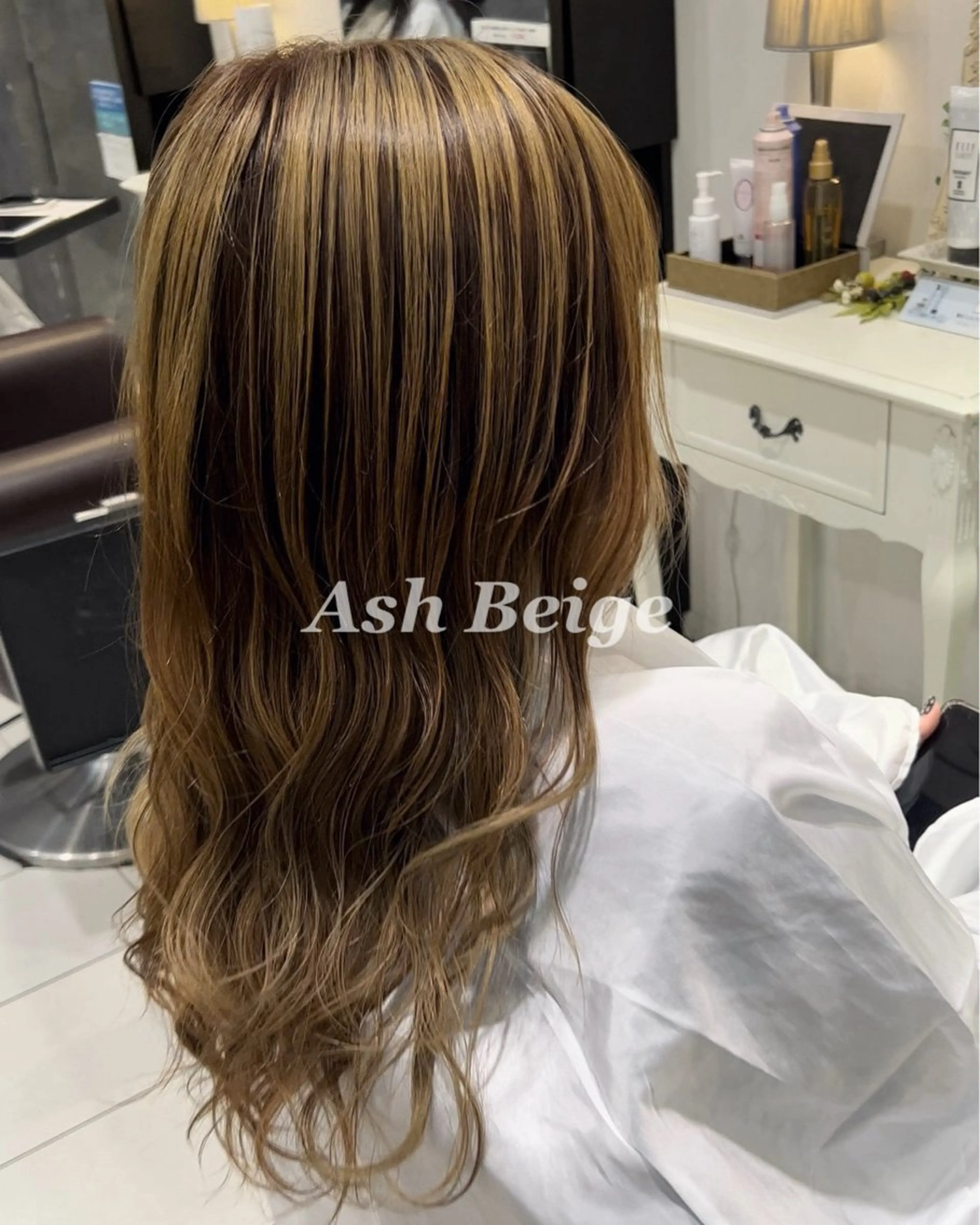 ロング カラー ヘアカラー 透明感カラー/ 藤原リックのヘアスタイル