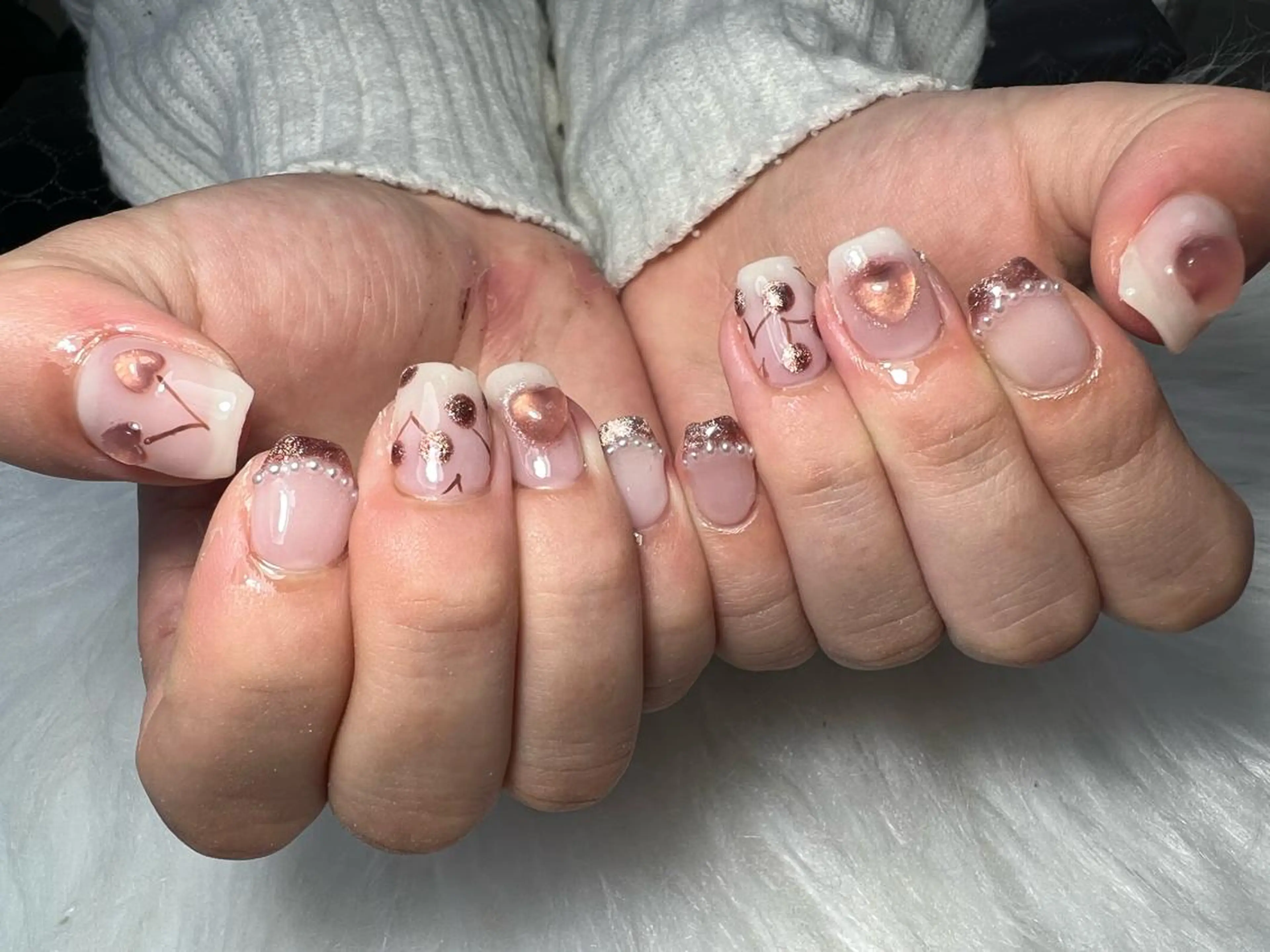 ネイル ハンドネイル Mana‪ ‪·͜· ❤︎‬のネイルデザイン