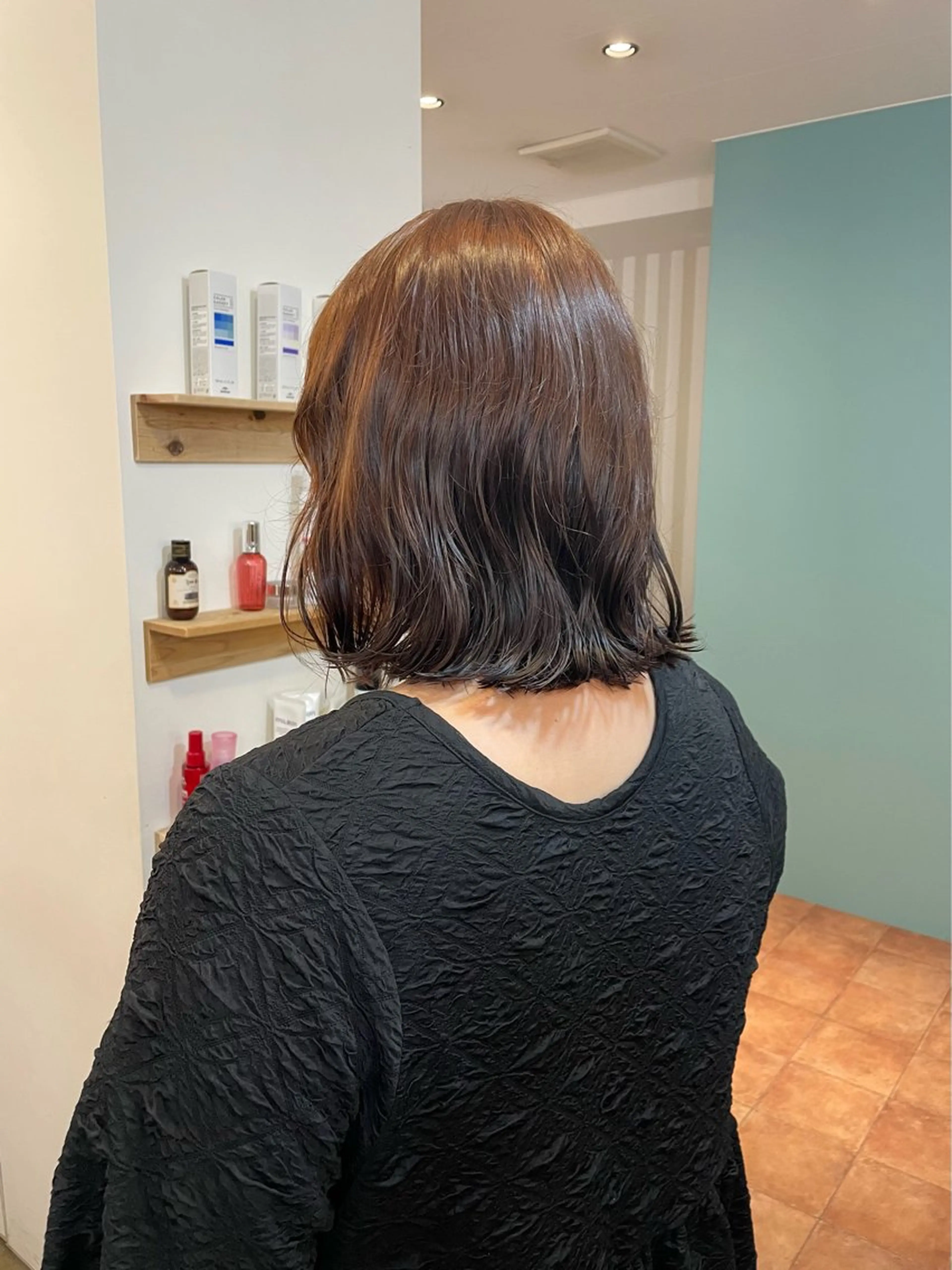 ミディアム 竹下 真世のヘアスタイル