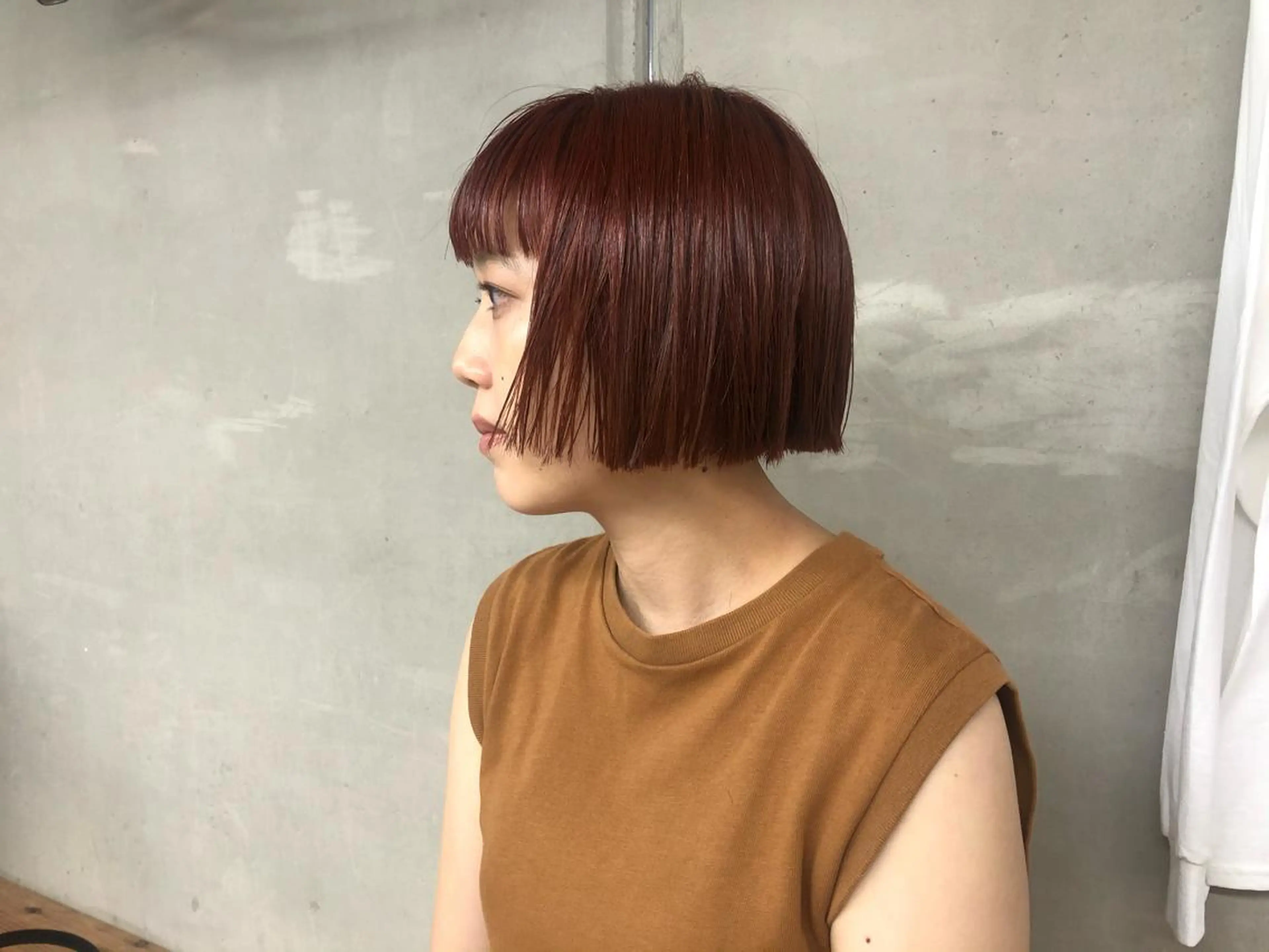 ショート カラー ヘアアレンジ BRUNTJET所属・MAEDA MADOKAのヘアスタイル