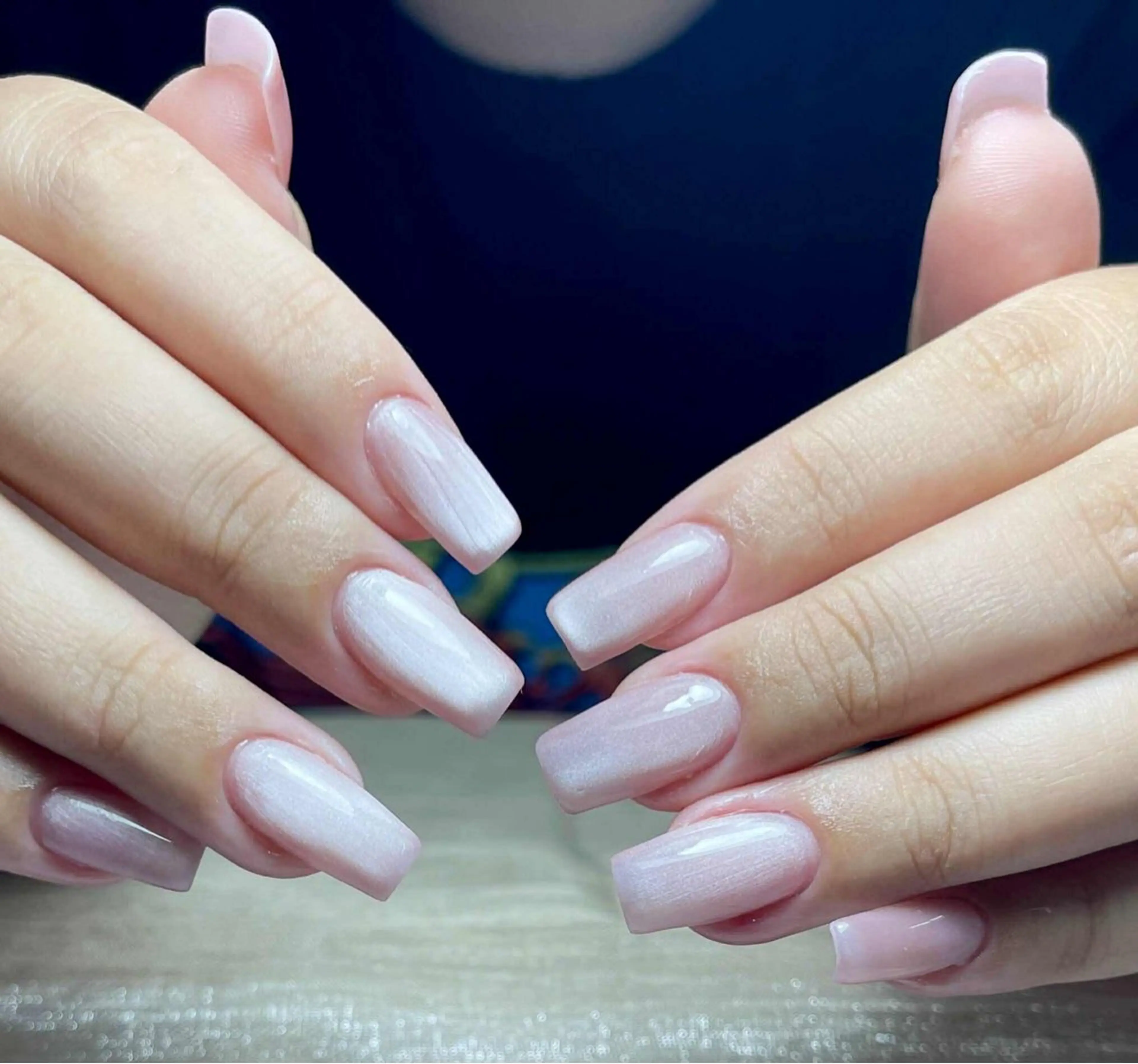 ネイル チークネイル フレンチネイル グラデーション 韓国ネイル マグネットネイル ハンドネイル Heng688 へンのネイルデザイン