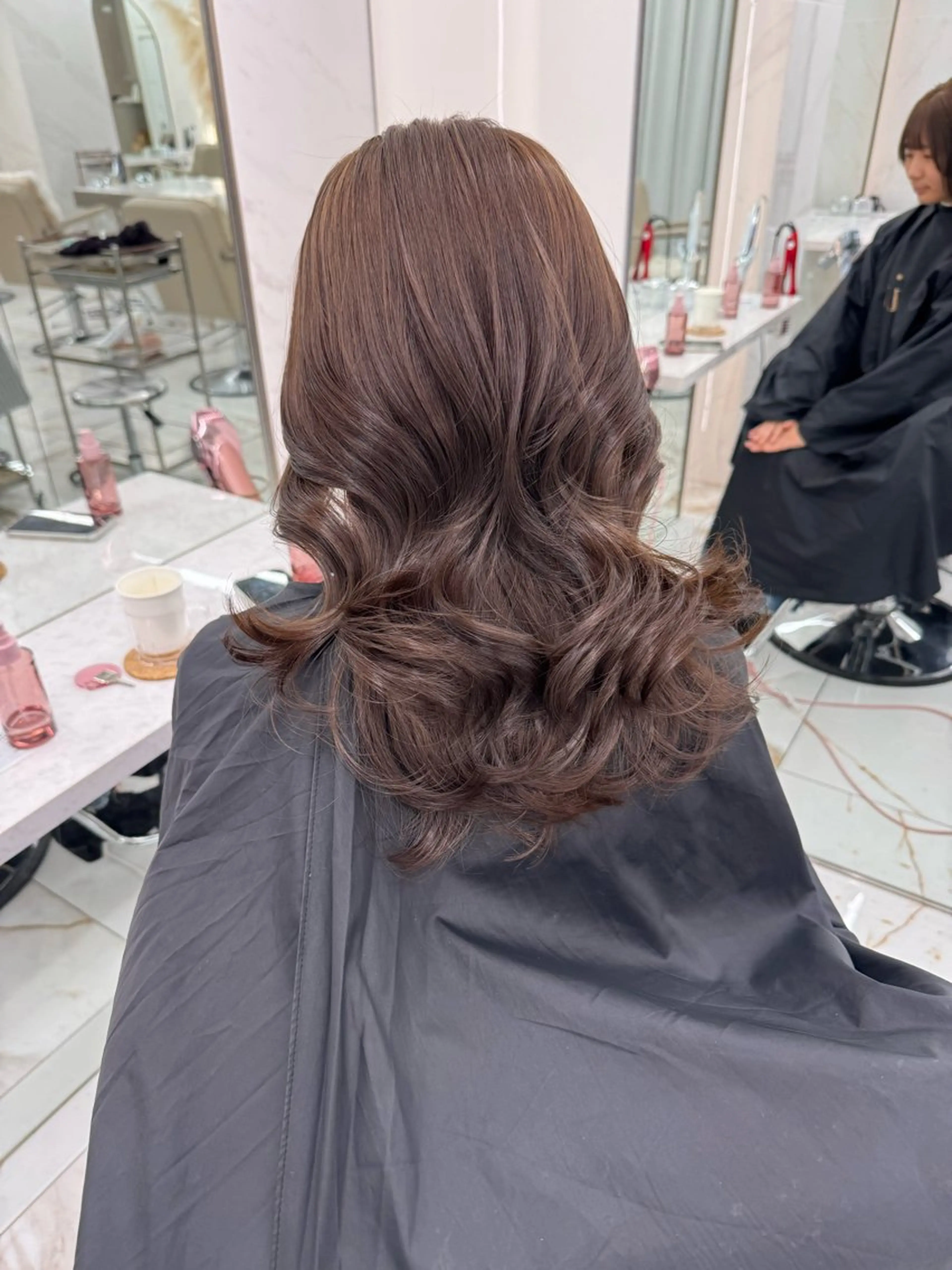 セミロング カラー カット ヘアカラー ヘアセット 栄美容師/kiti /ボブ/ケントのヘアスタイル