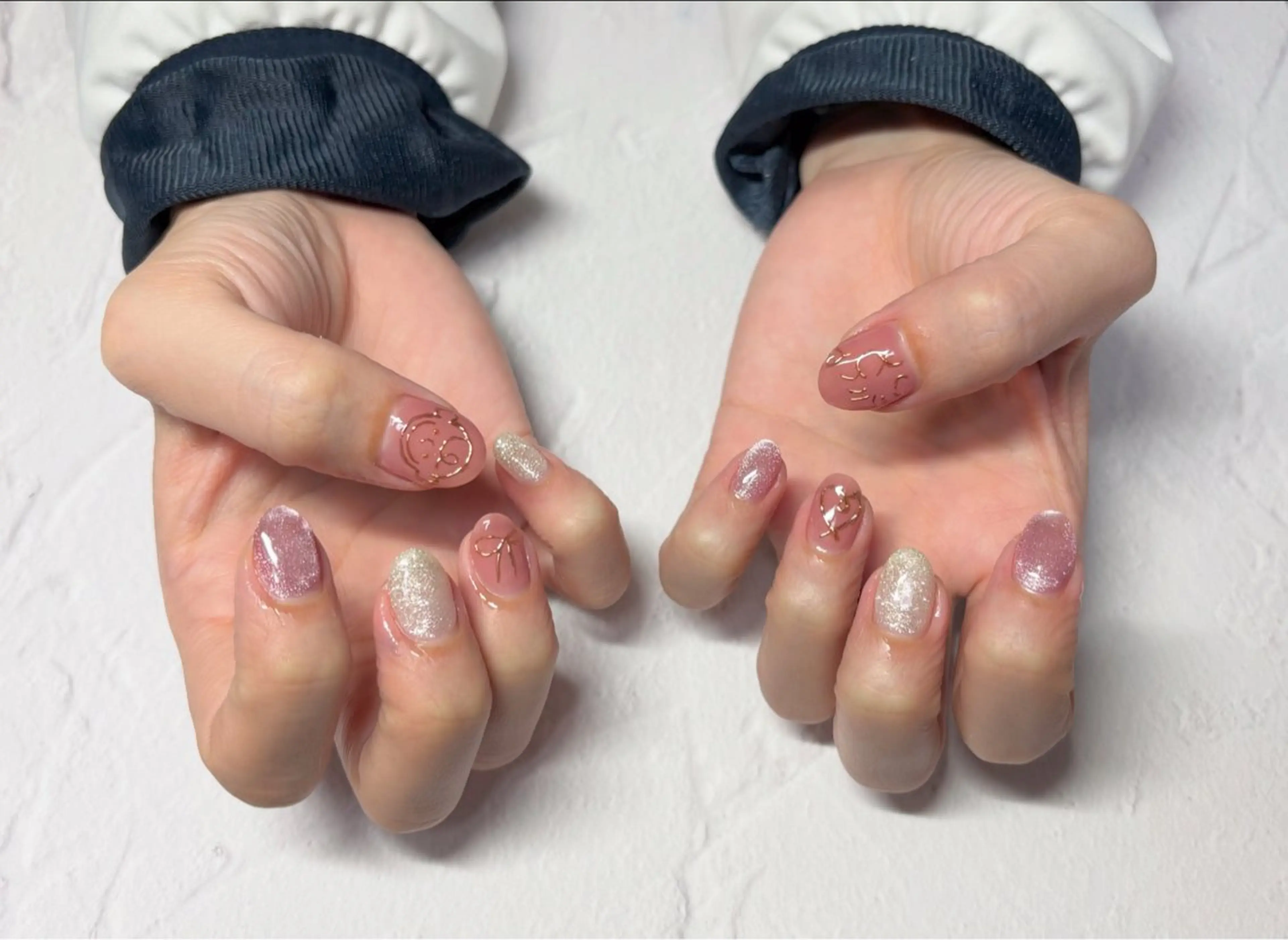 ネイル 愛川町 あんすりうむのネイルデザイン