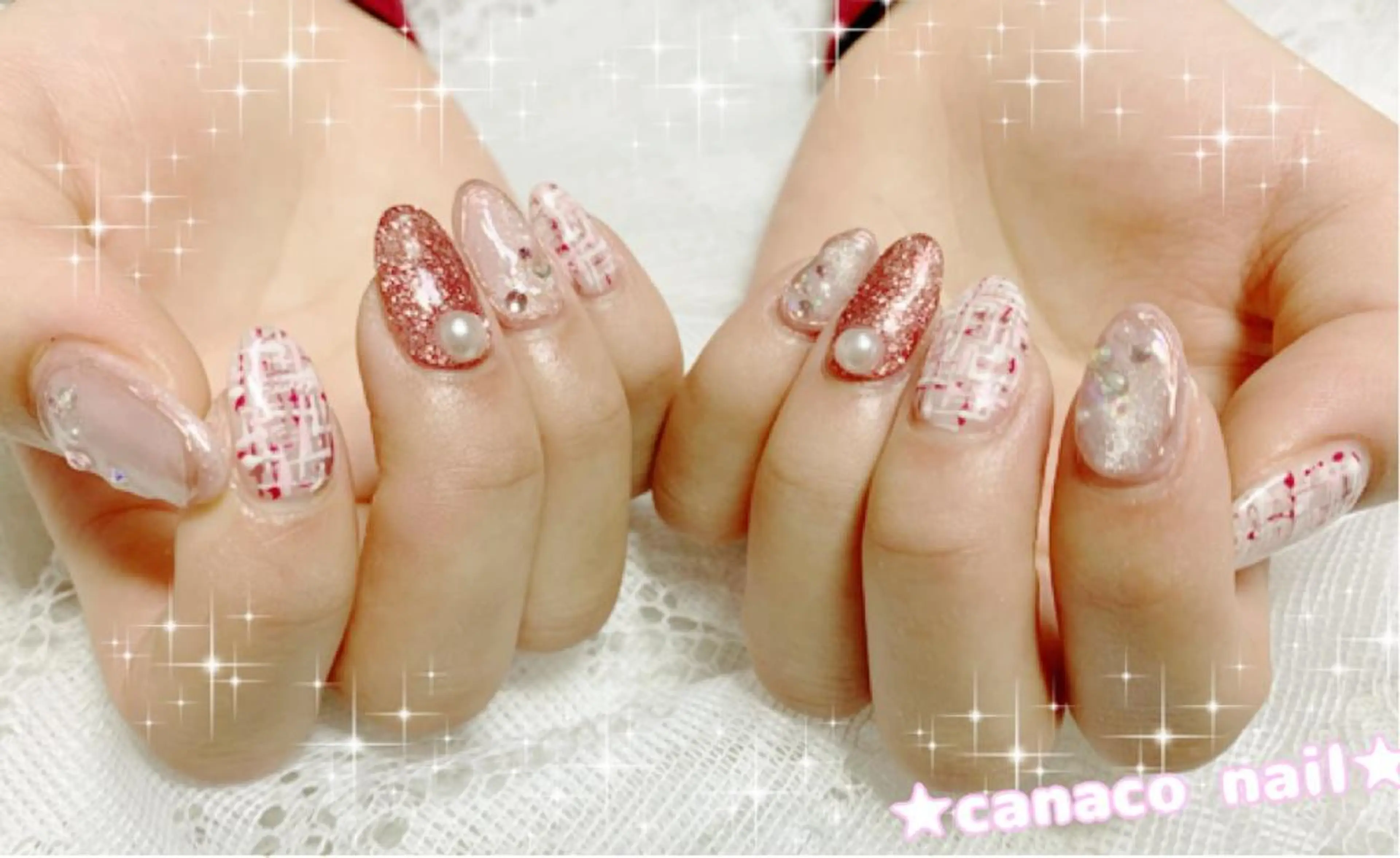 ネイル アートネイル ジェルネイル マグネットネイル ミラーネイル パラジェル ハンドネイル ハンドケア Felice所属・ベテランネイル cnc  nailのネイルデザイン