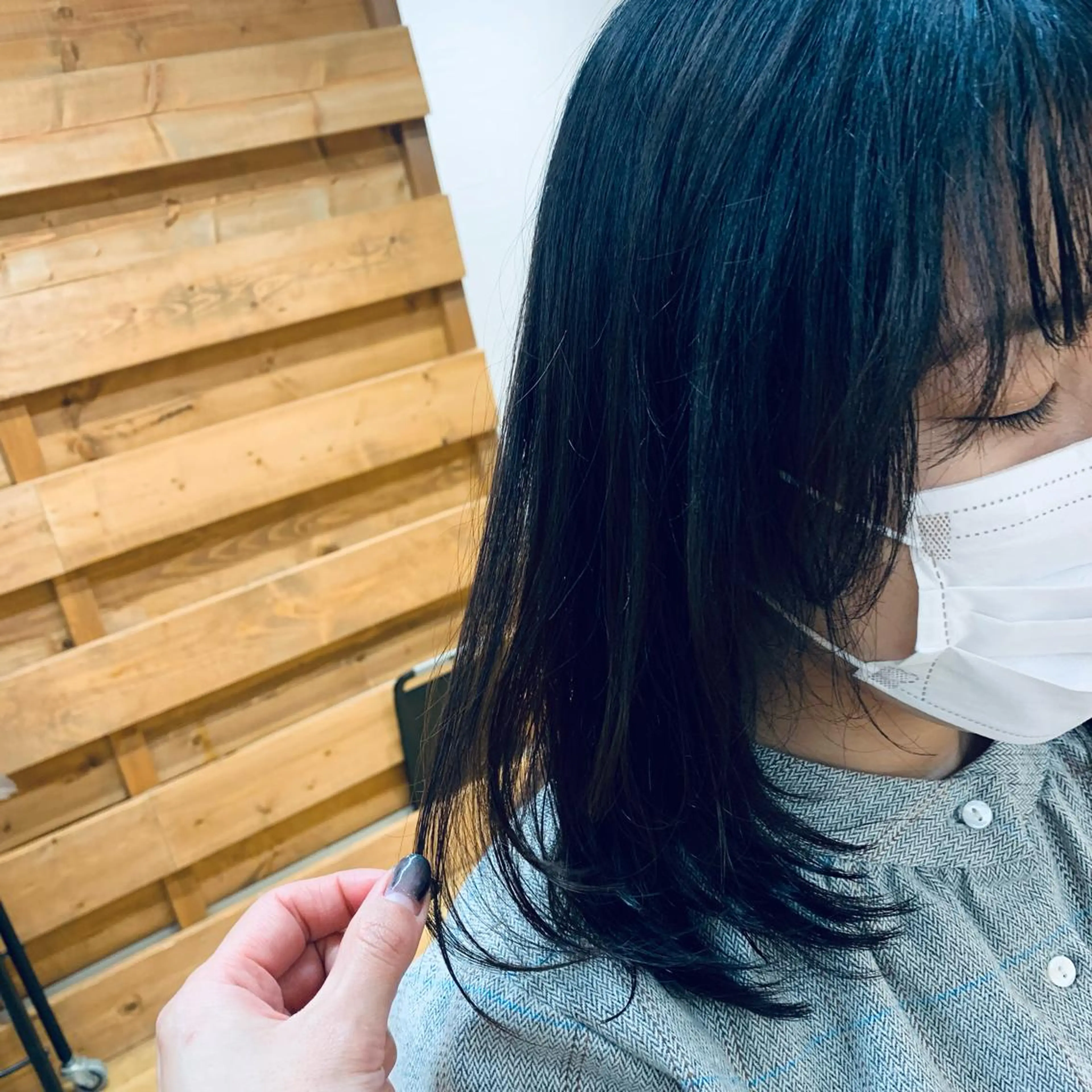 セミロング ショート🌼パーマ 本間正子のヘアスタイル