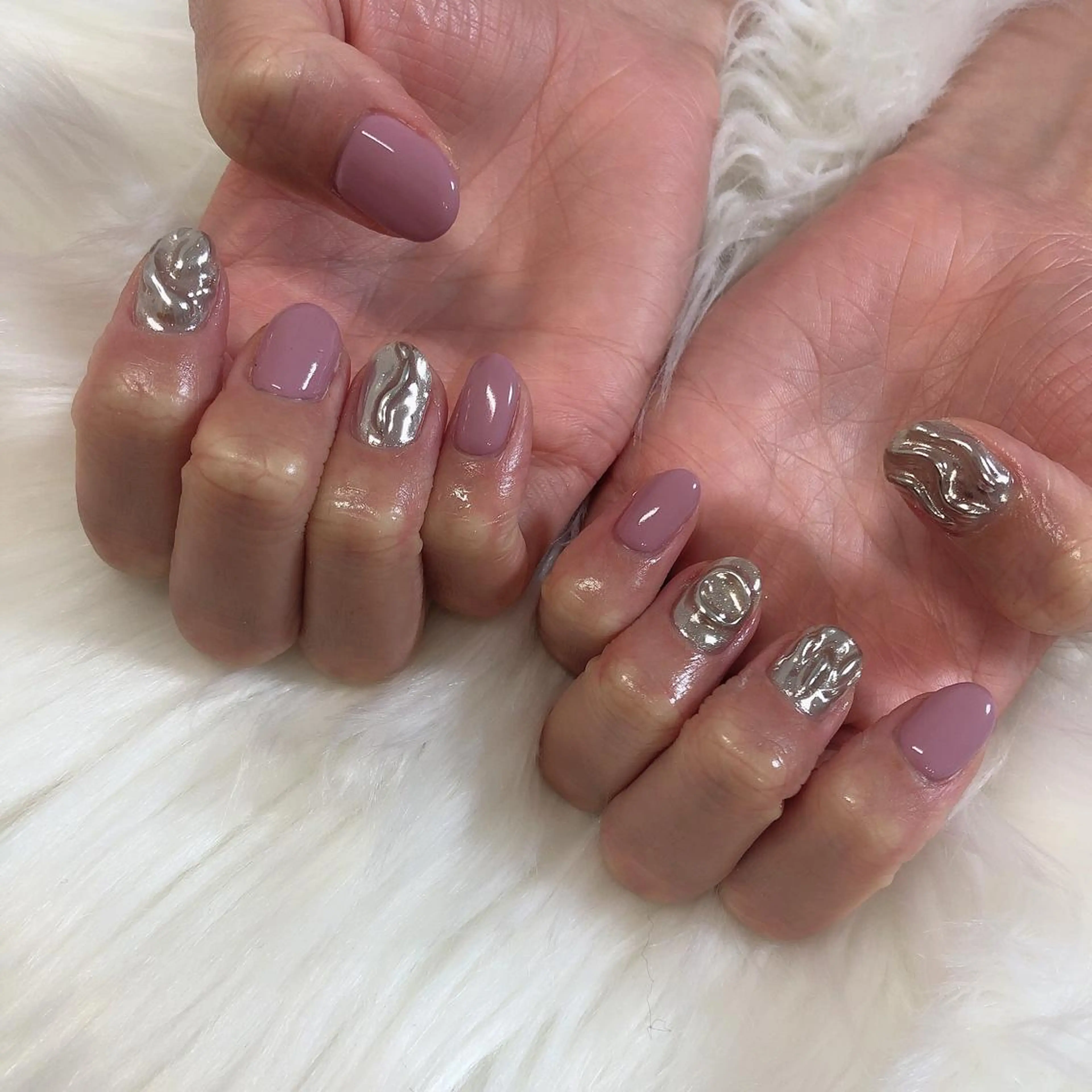 ネイル ハンドネイル 西岡 杏のネイルデザイン